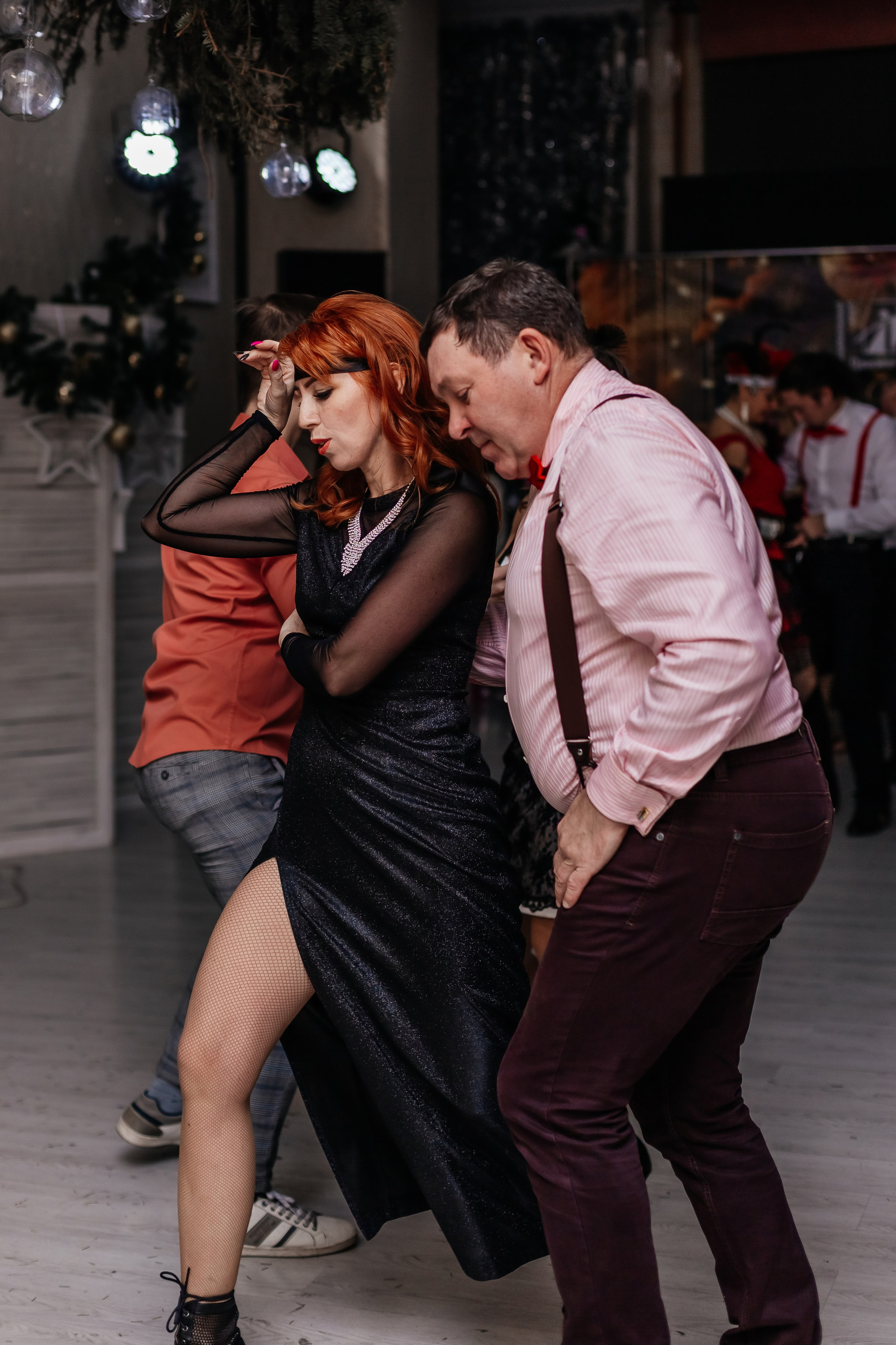 Новогодняя танцевальная хастл-вечеринка в стиле Гетсби. Фотограф Краснодар Марго Хелбен