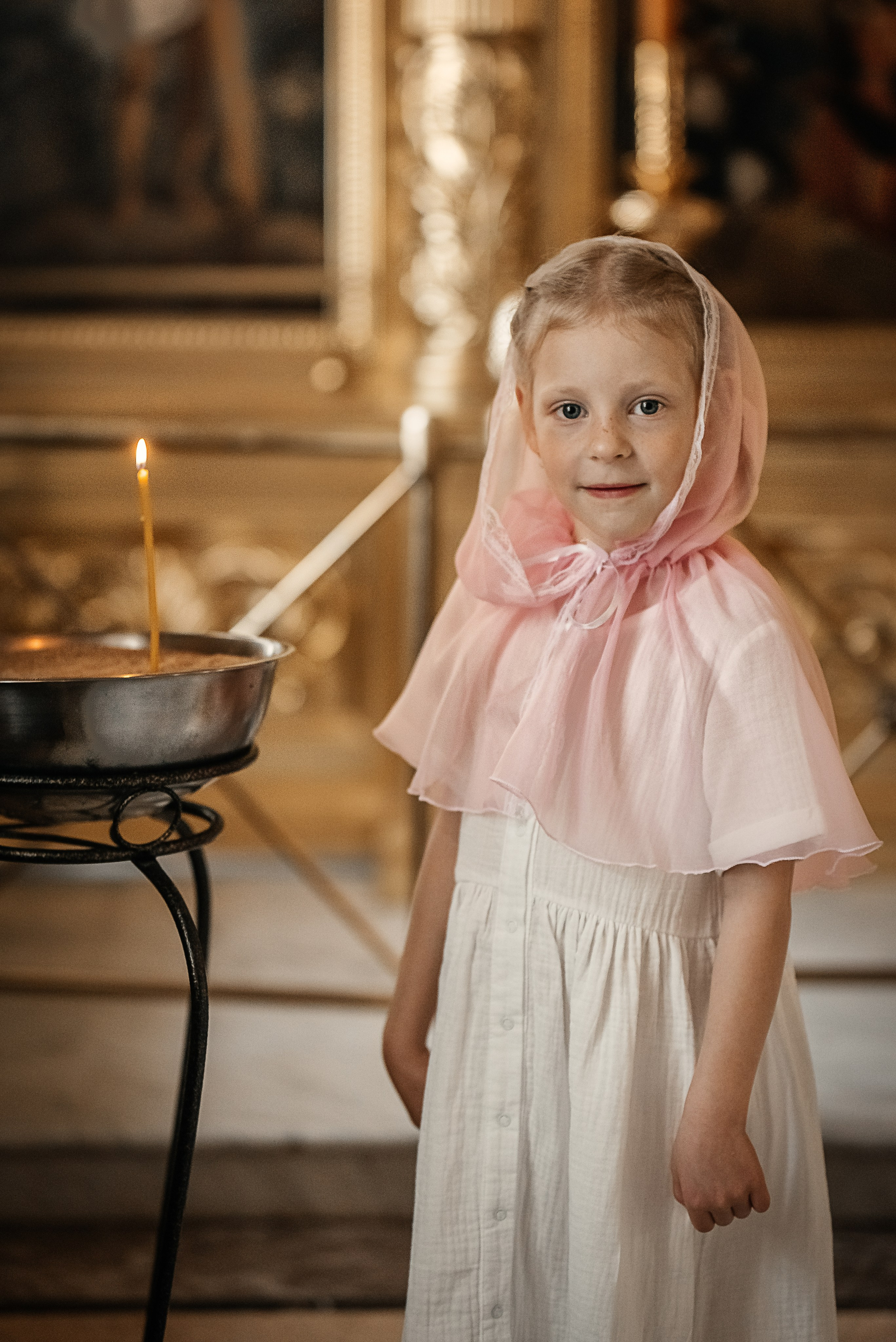 Крестины Ирины //// Храм святых апостолов Петра и Павла. Семейный и детский фотограф в Туле