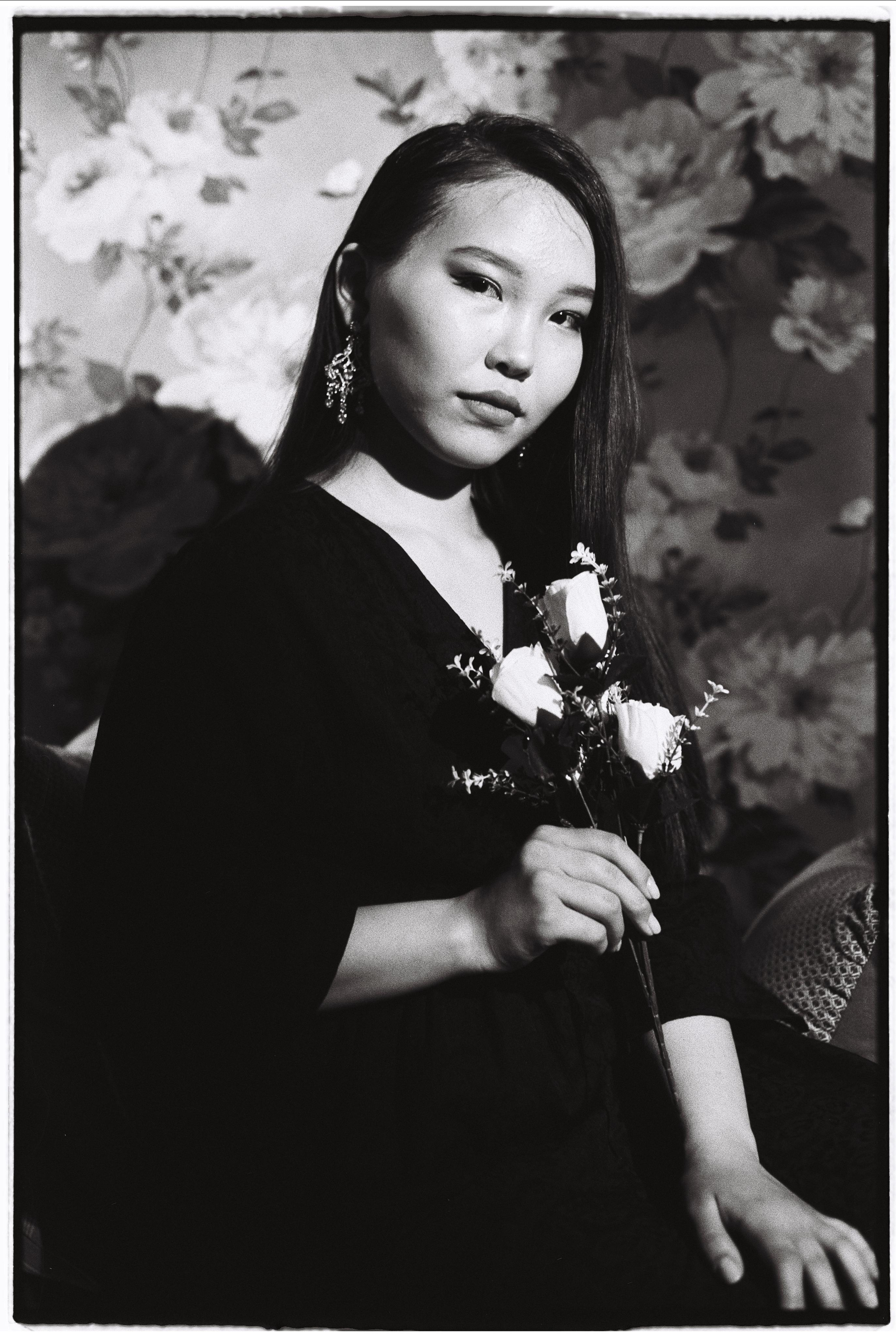 Александра (пленка 135 тип, Фомапан) / Aleksandra (film 135 Fomapan). Фотограф Айдын Седип в Кызыле