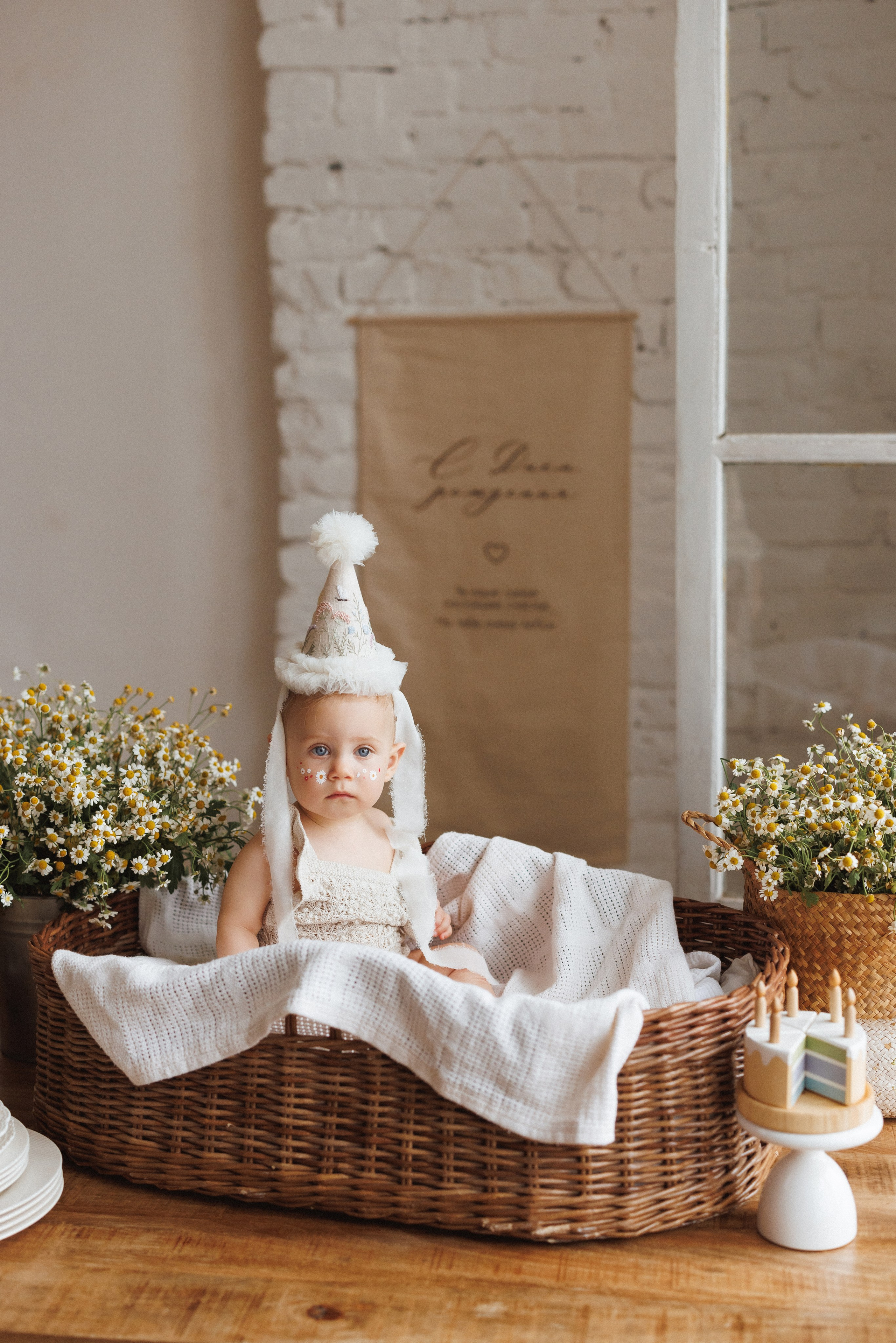 Фотосессия с Ромашками в фотостудии Space JOBS, город Краснодар. Семейный и детский фотограф в Краснодаре Анна Трашкова