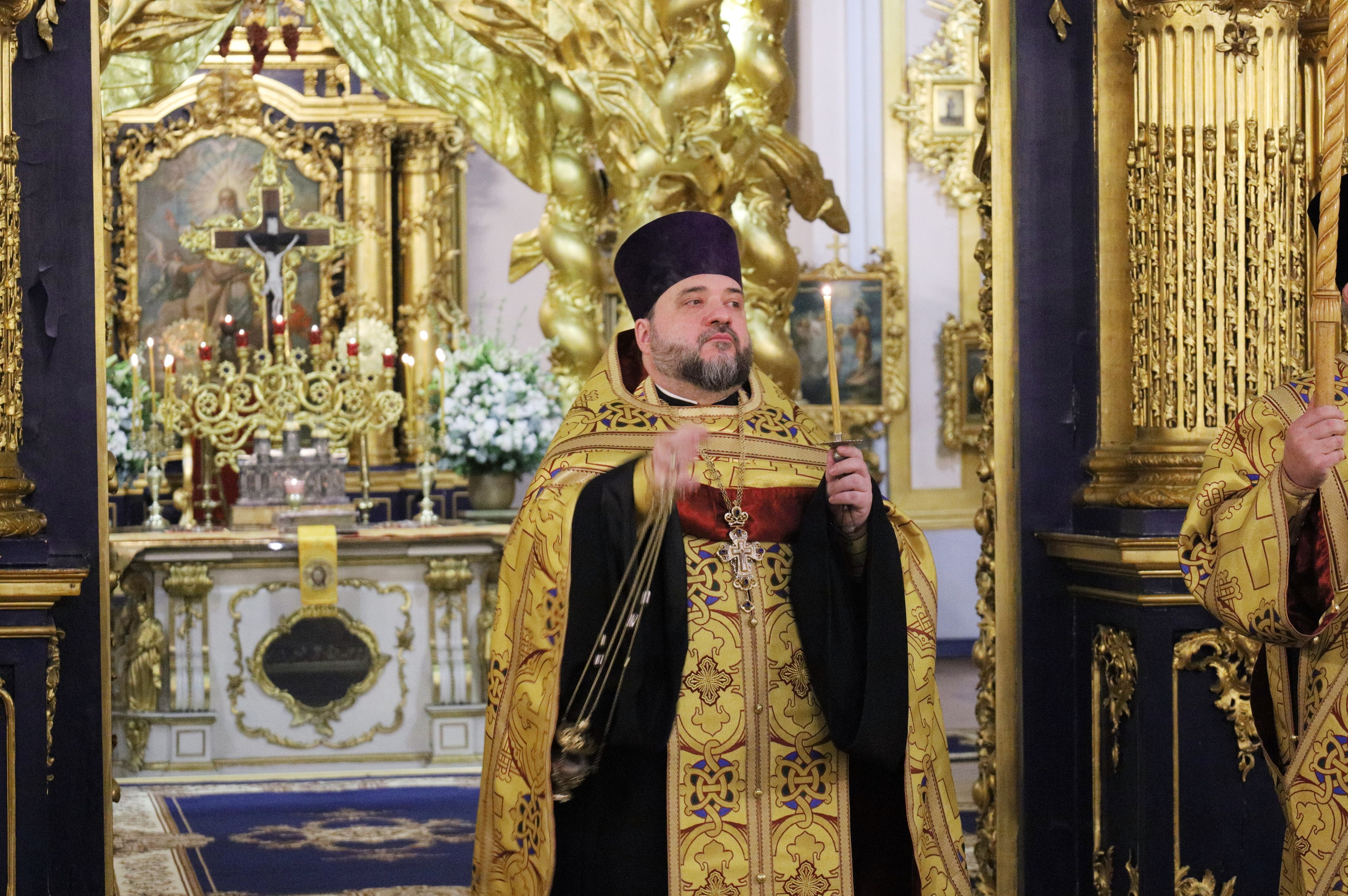 СЛУЖЕНИЕ В КАНУН ДНЯ ПАМЯТИ СВЯТИТЕЛЯ НИКОЛАЯ ЧУДОТВОРЦА. НИКОЛО-БОГОЯВЛЕНСКИЙ МОРСКОЙ СОБОР