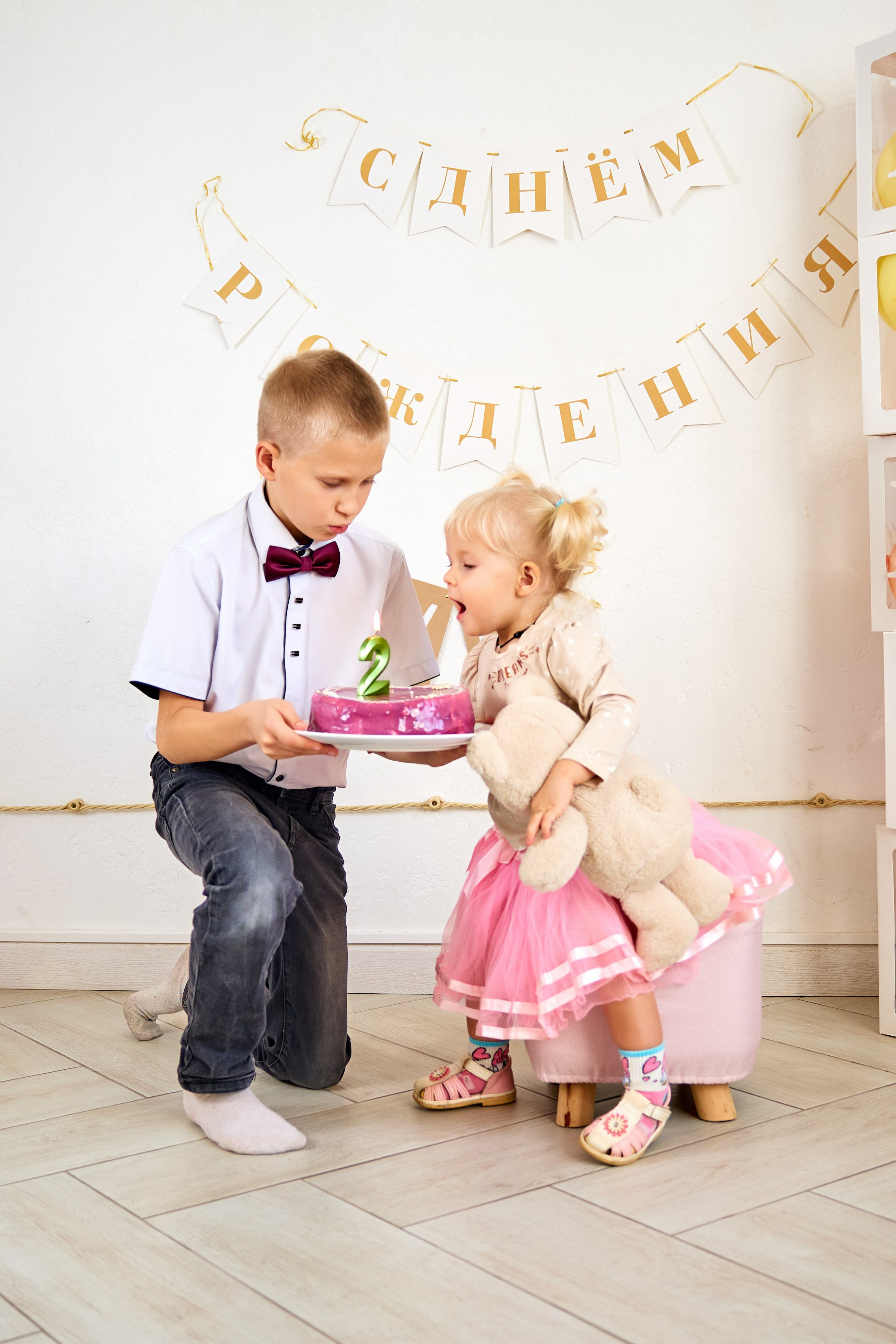 День Рождения Ксюши (2 года). Фотограф Люся Воробьева