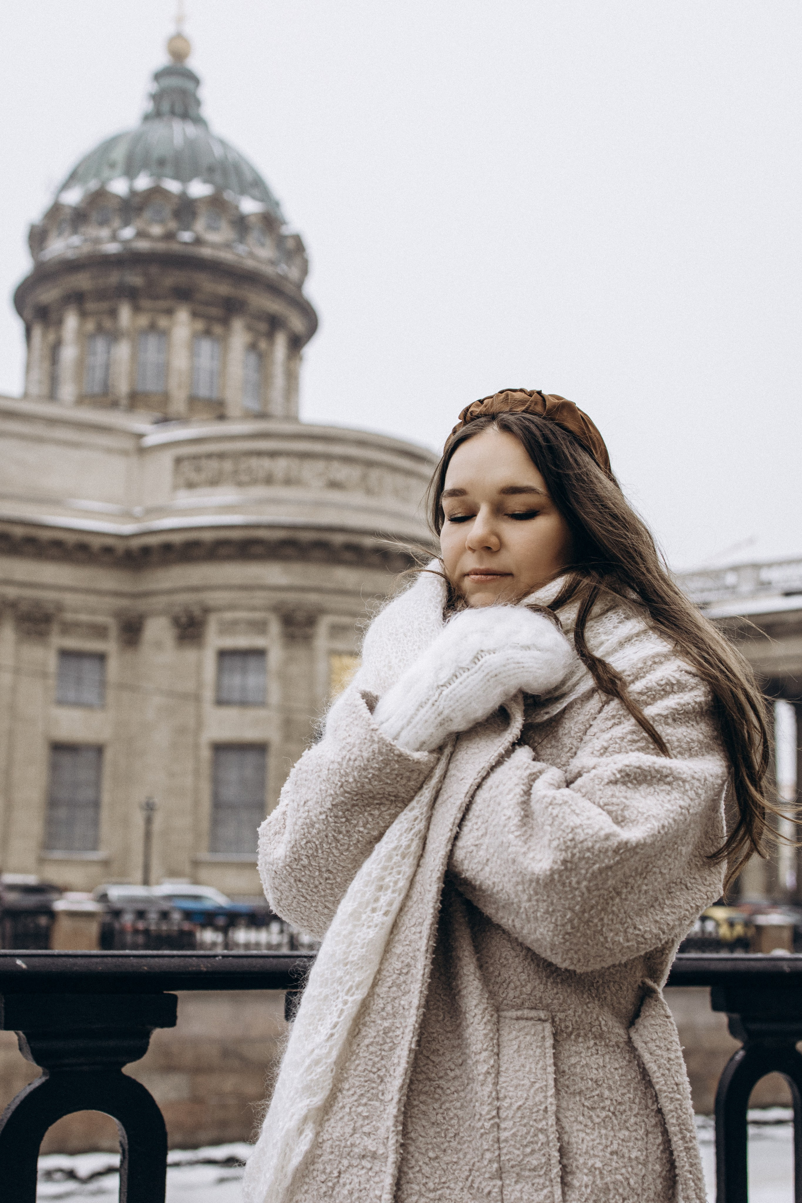 В объятьях снега и Невы. Семейный фотограф в Санкт-Петербурге Лена Соколова