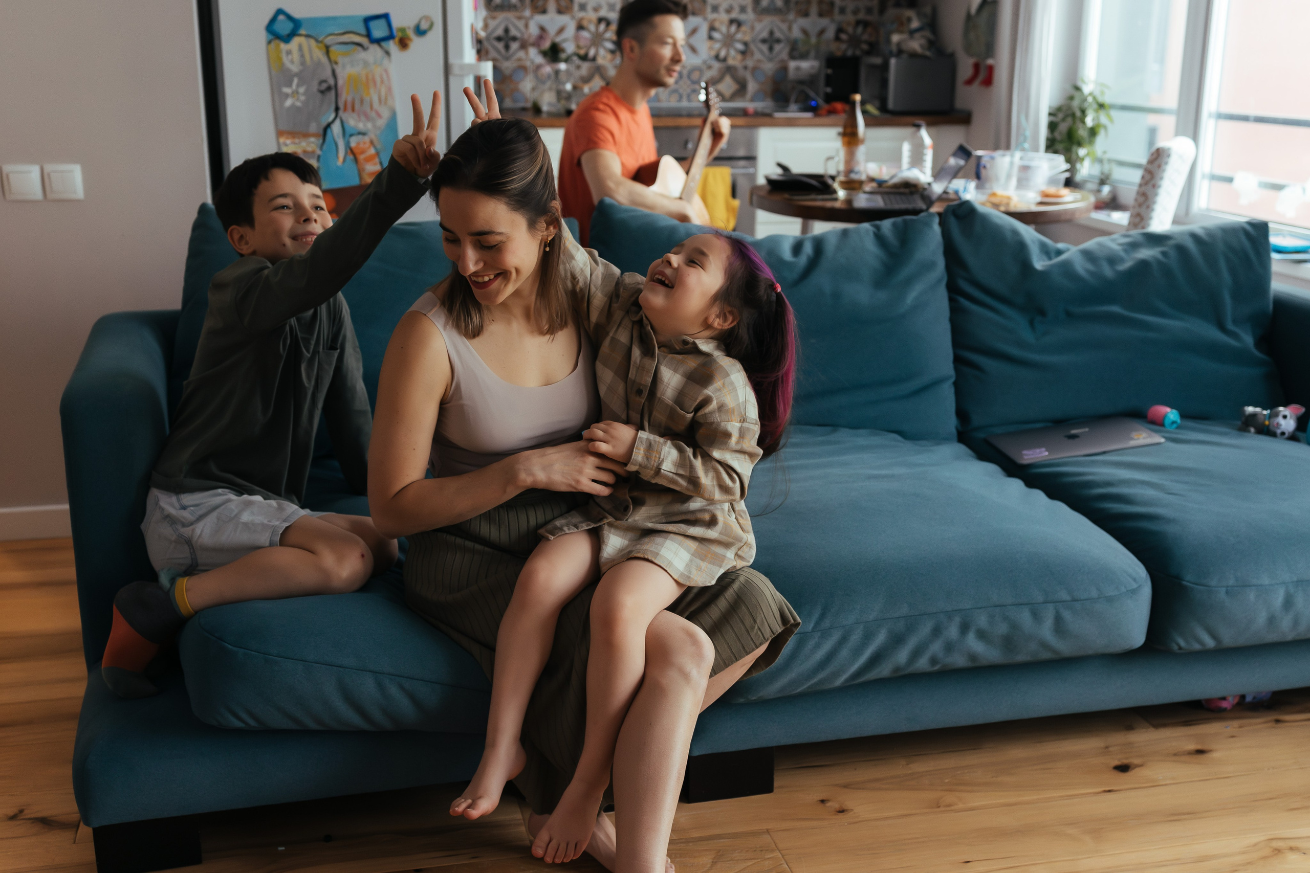 Юлия, Александр, Леня и Алина. Фотограф Печерская Анастасия