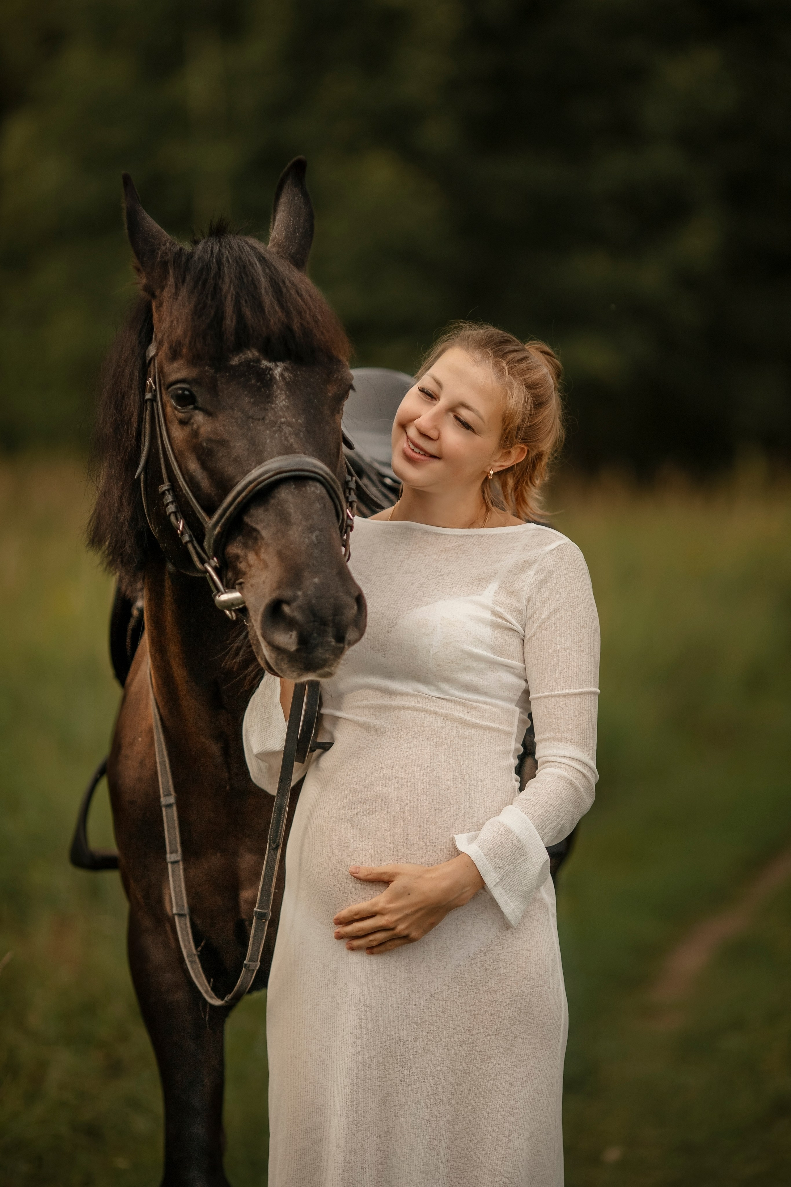 Съемки с лошадьми. Семейный фотограф Москва и область Дербунова Елена