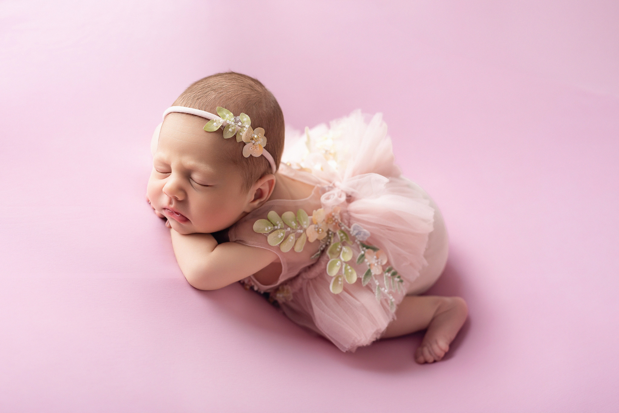 Василиса 23 дня. Фотограф новорождённых Newborn Москва