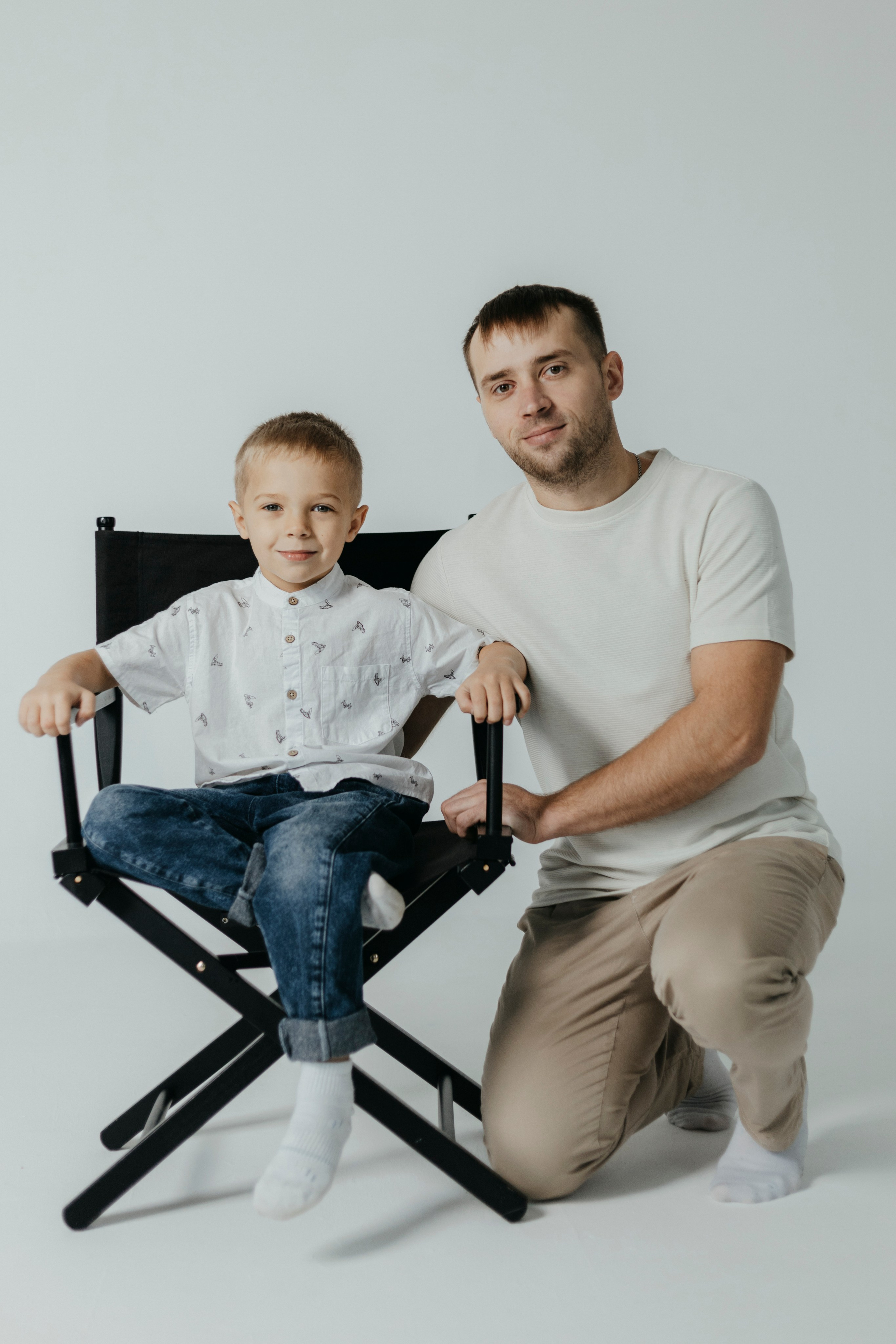 Семейная фотосессия в студии. Семейный и детский фотограф в Рязани Васюгова Мария