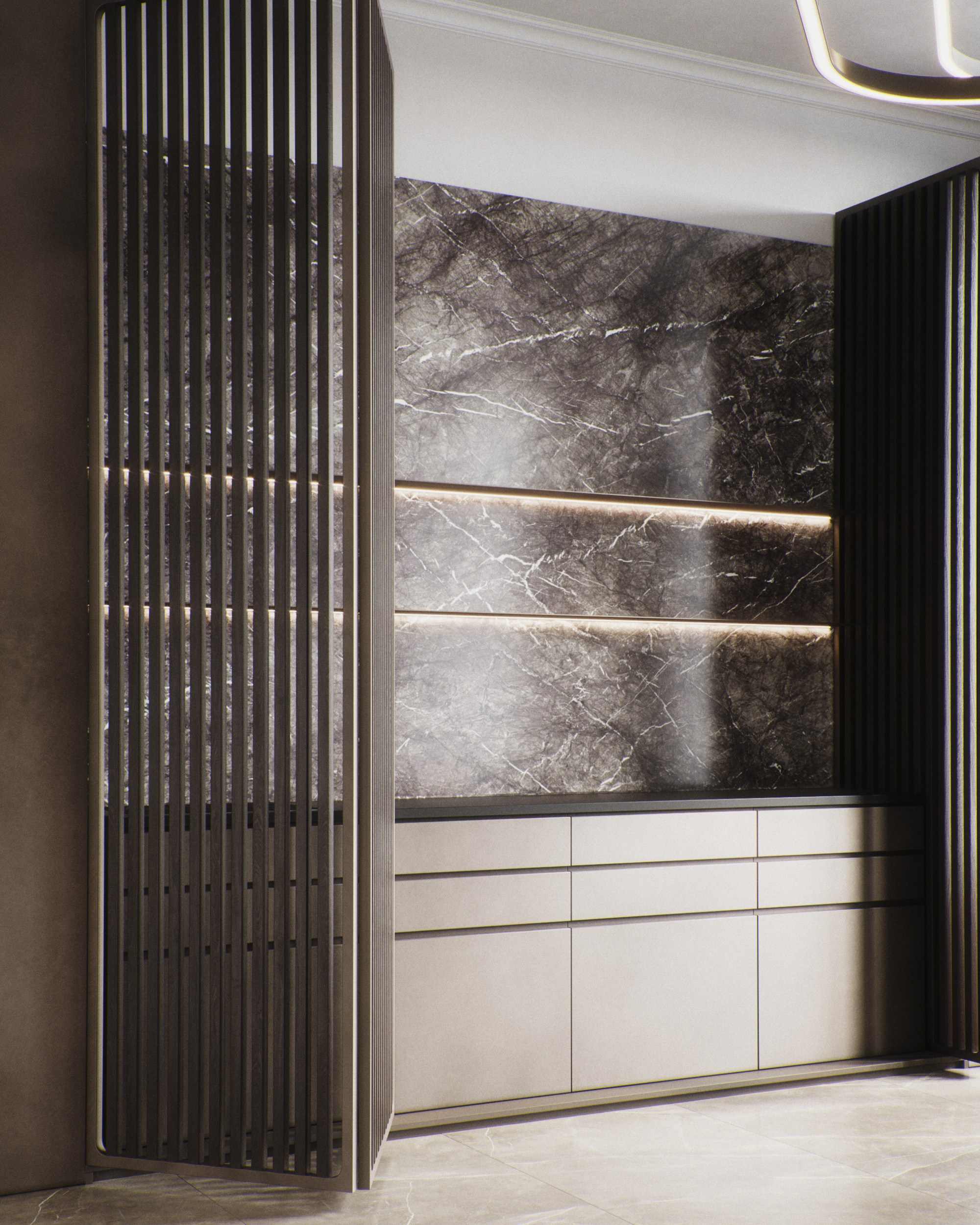 Malevich Showroom. 3D Визуализация // Reiterrrr