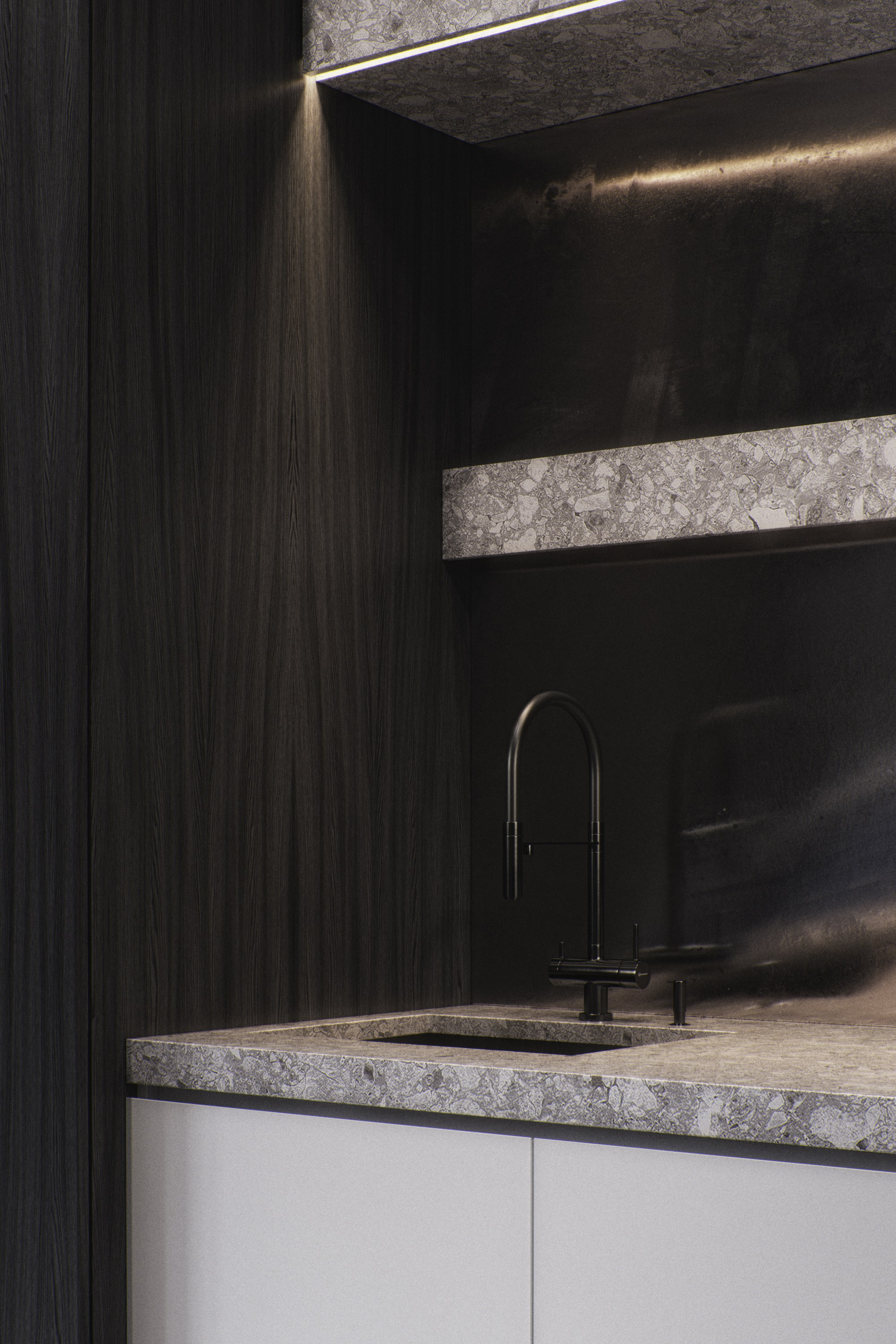 Blue accent. 3D Визуализация // Reiterrrr