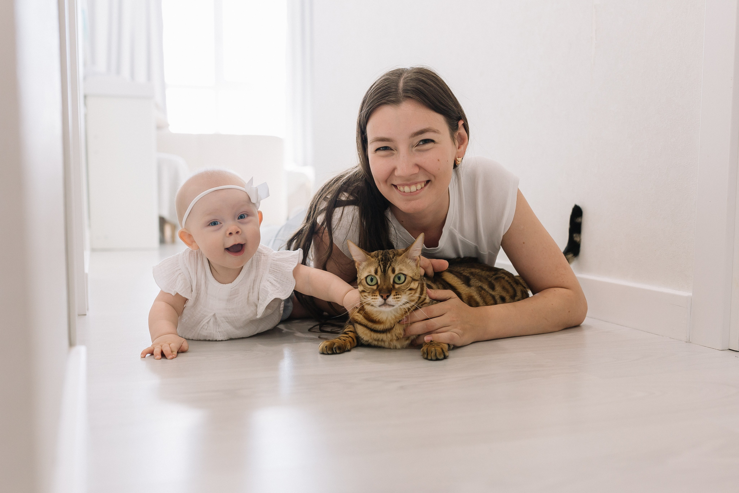 Тима, Мила, Алёша, Алисия домашняя. Семейный фотограф в Волгограде Надежда Головко