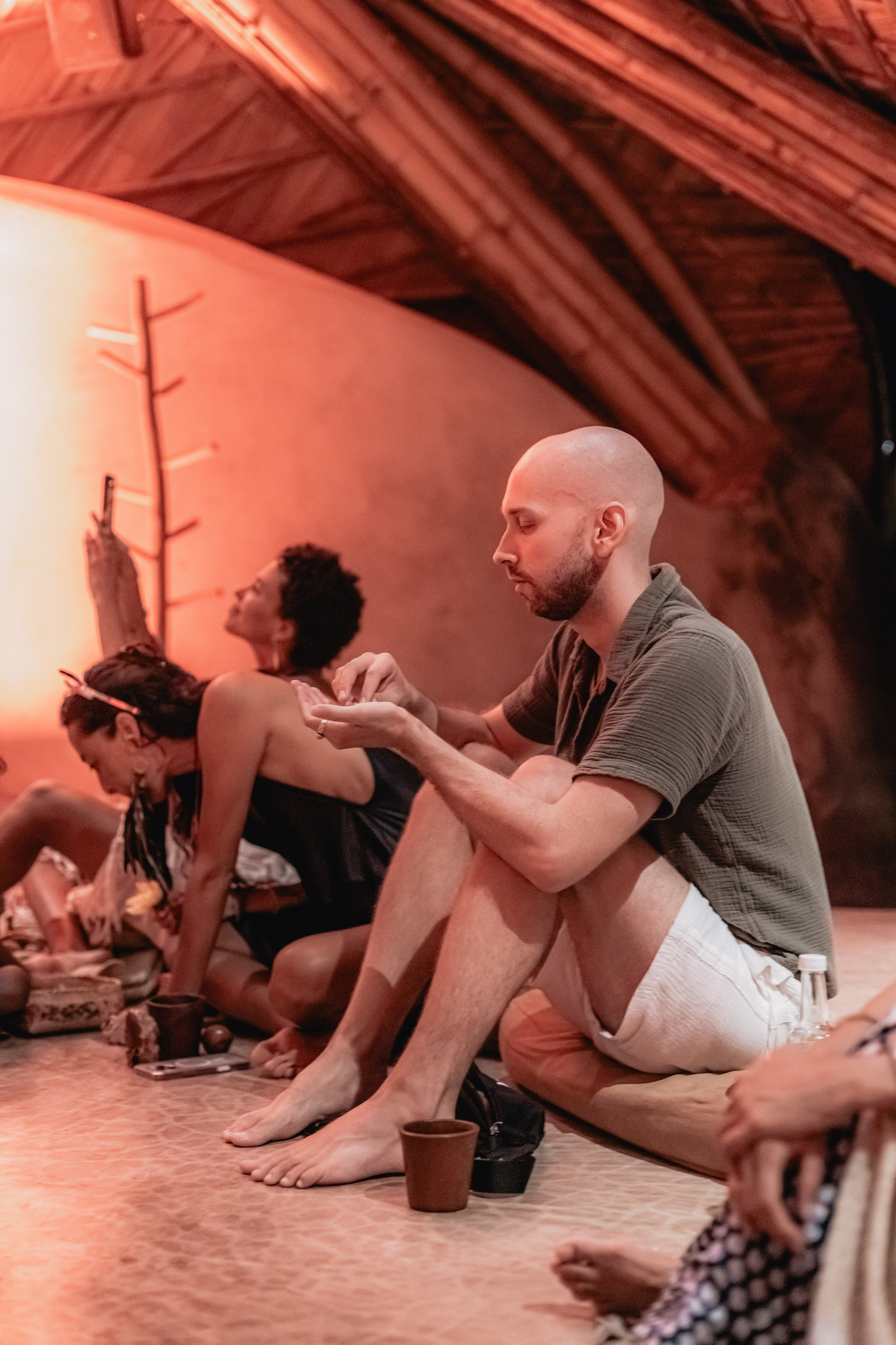 Cacao ceremony Full moon jan w Juan. Mariam Bagdasaryan