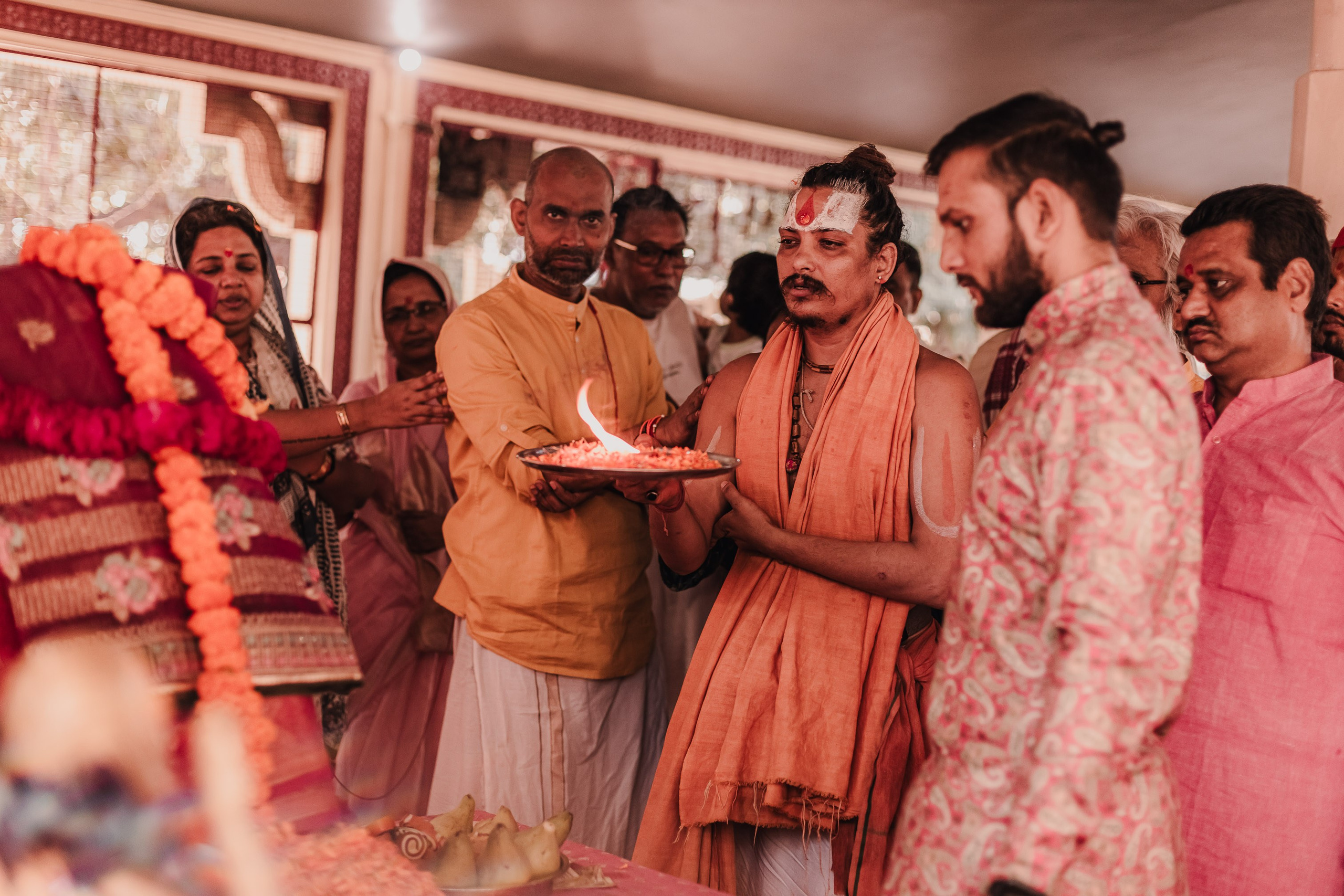 Lakshmi pooja in India. Mariam Bagdasaryan