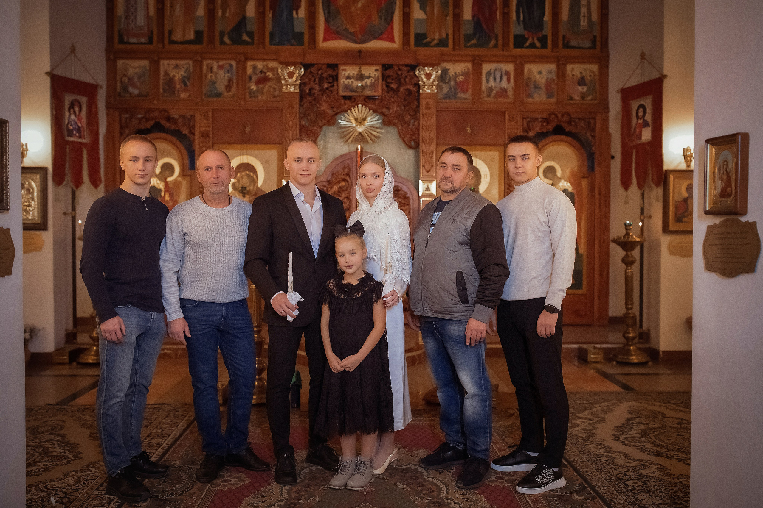 Венчание Дарьи и Семёна Храм Дмитрия Донского. Фотограф на крещение и венчание