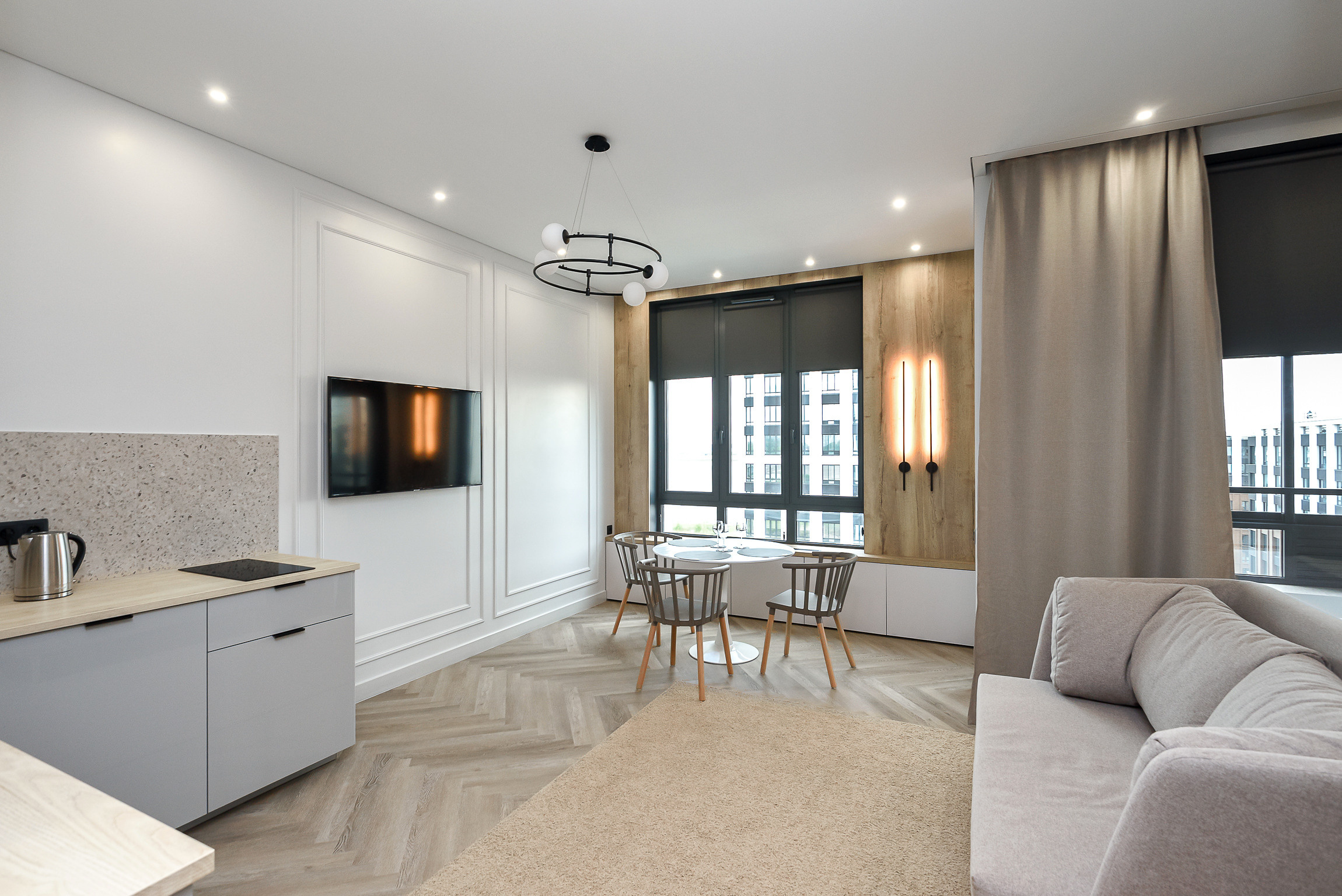 Квартира для суточной аренды. Интерьерный фотограф. Фото- видеосъемка недвижимости Санкт-Петербург