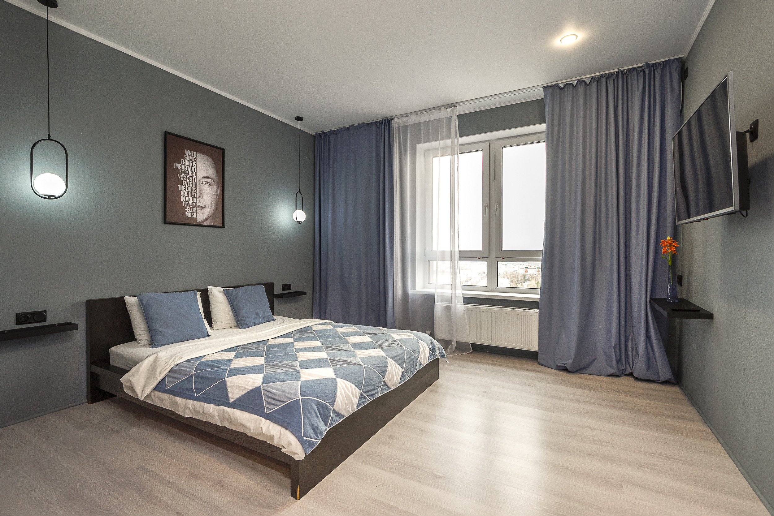 Квартира для суточной аренды. Интерьерный фотограф. Фото- видеосъемка недвижимости Санкт-Петербург