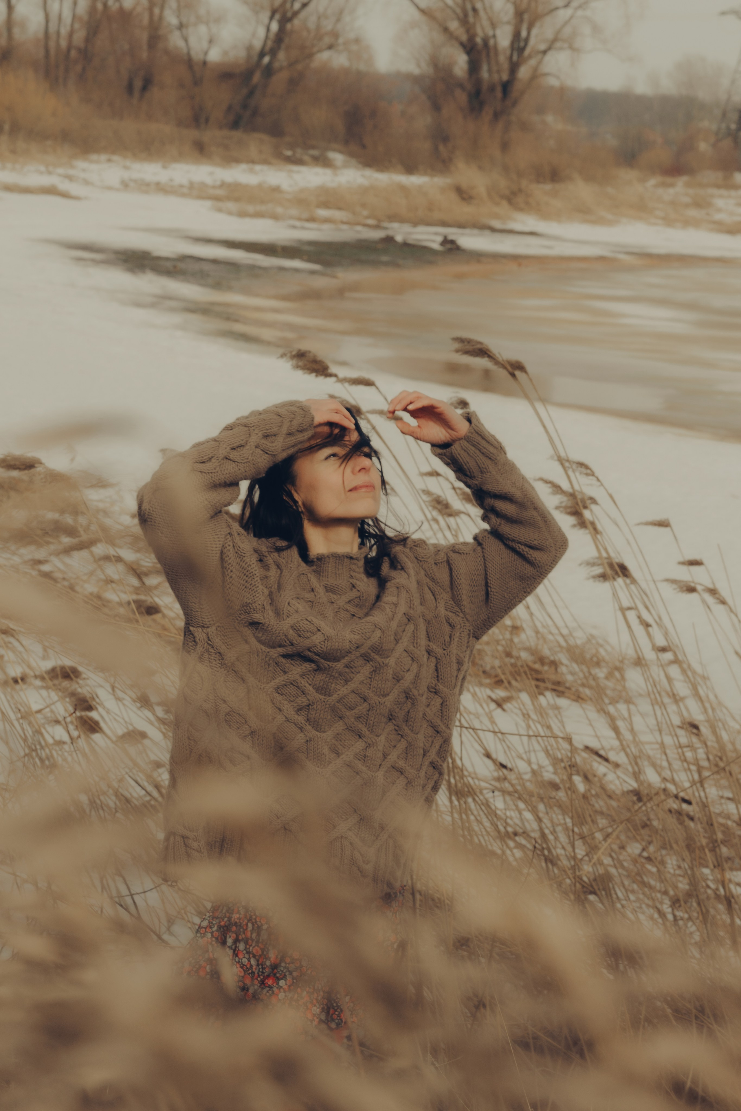 Весенняя фотопрогулка, фотосессия ранней весной, портрет на природе, портретный фотограф Казань