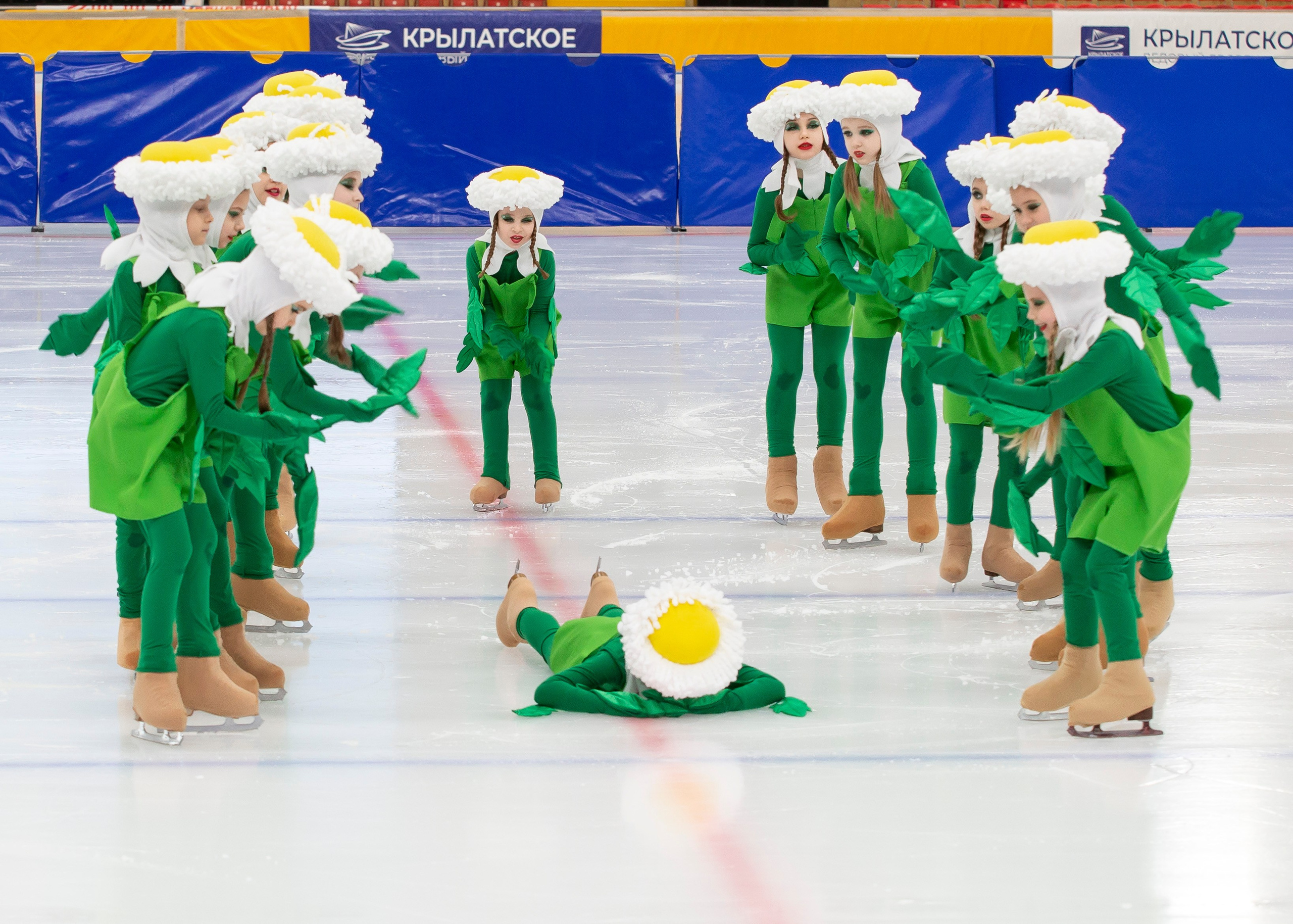 Открытый кубок Московского спорта среди спортивных балетов на льду. Детский театр на льду «АЛЕКО» 2024. Репортажный фотограф в Москве