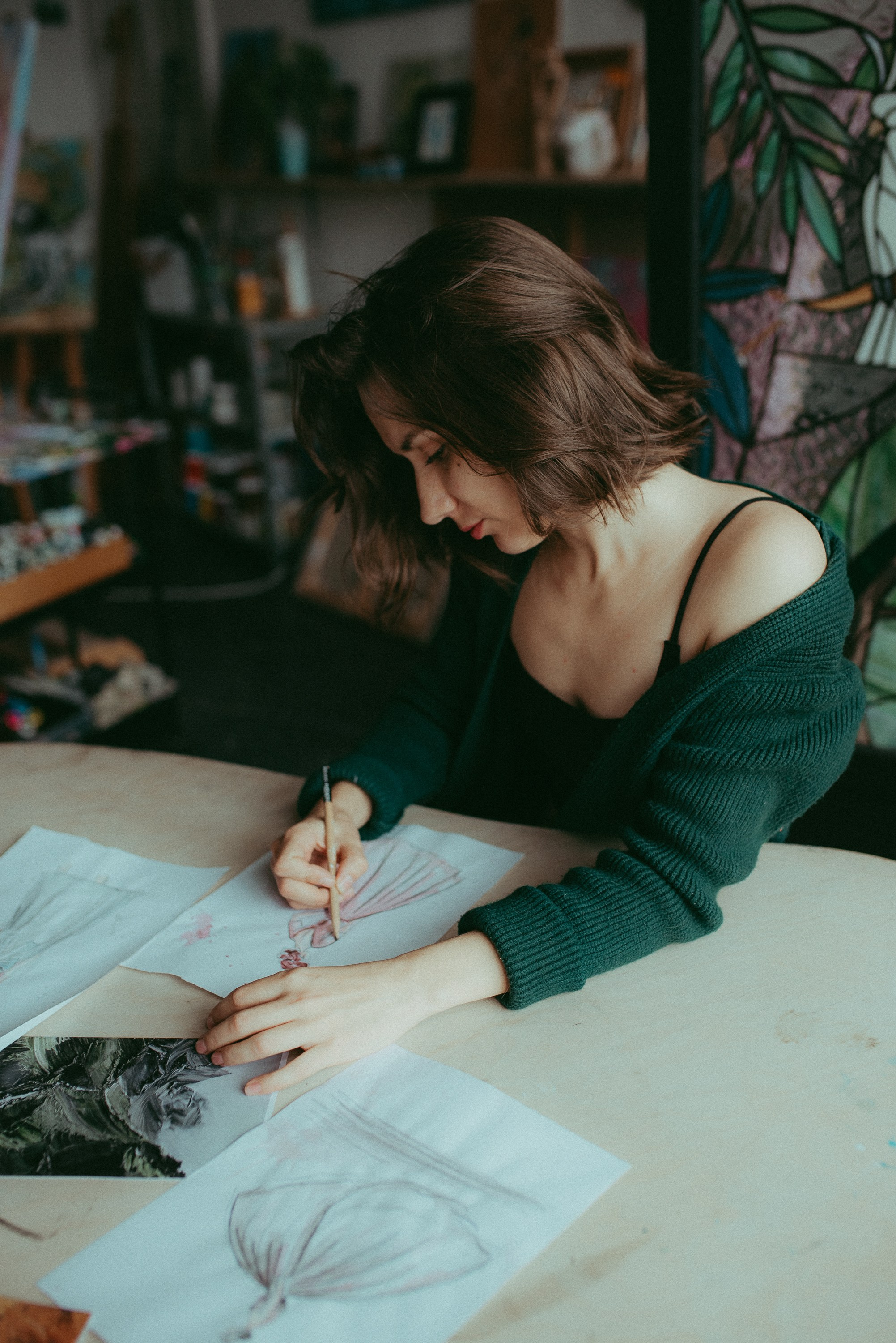 Даша в Мастерской. Семейный и детский фотограф в Новосибирске и Краснообске — Анна Ким