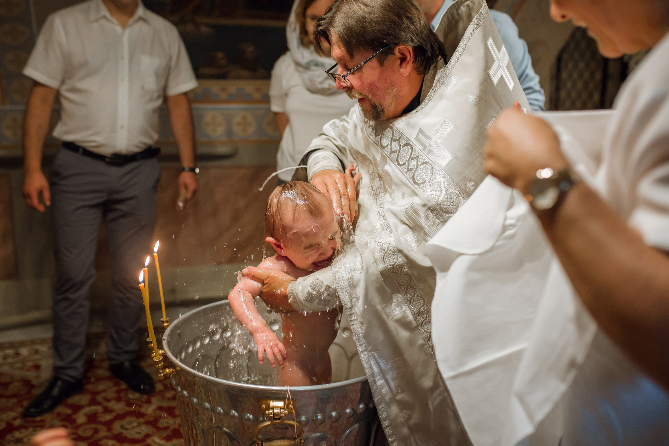 Крещение Любы. Фотограф на Крещение, семейный фотограф в Москве