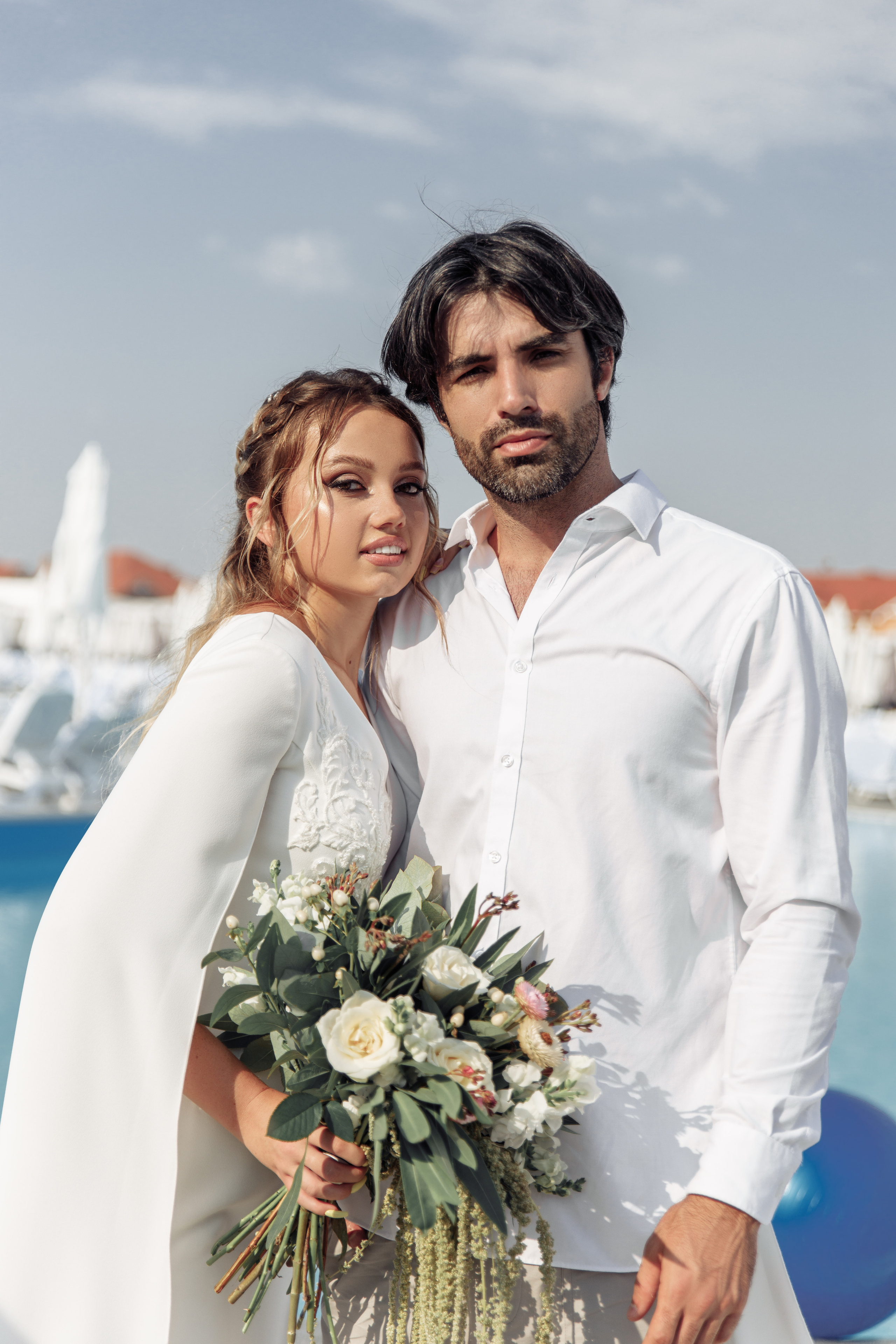 Мирза и Алина в Санторини. Миленина Юлия Свадебный и семейный фотограф в Краснодаре