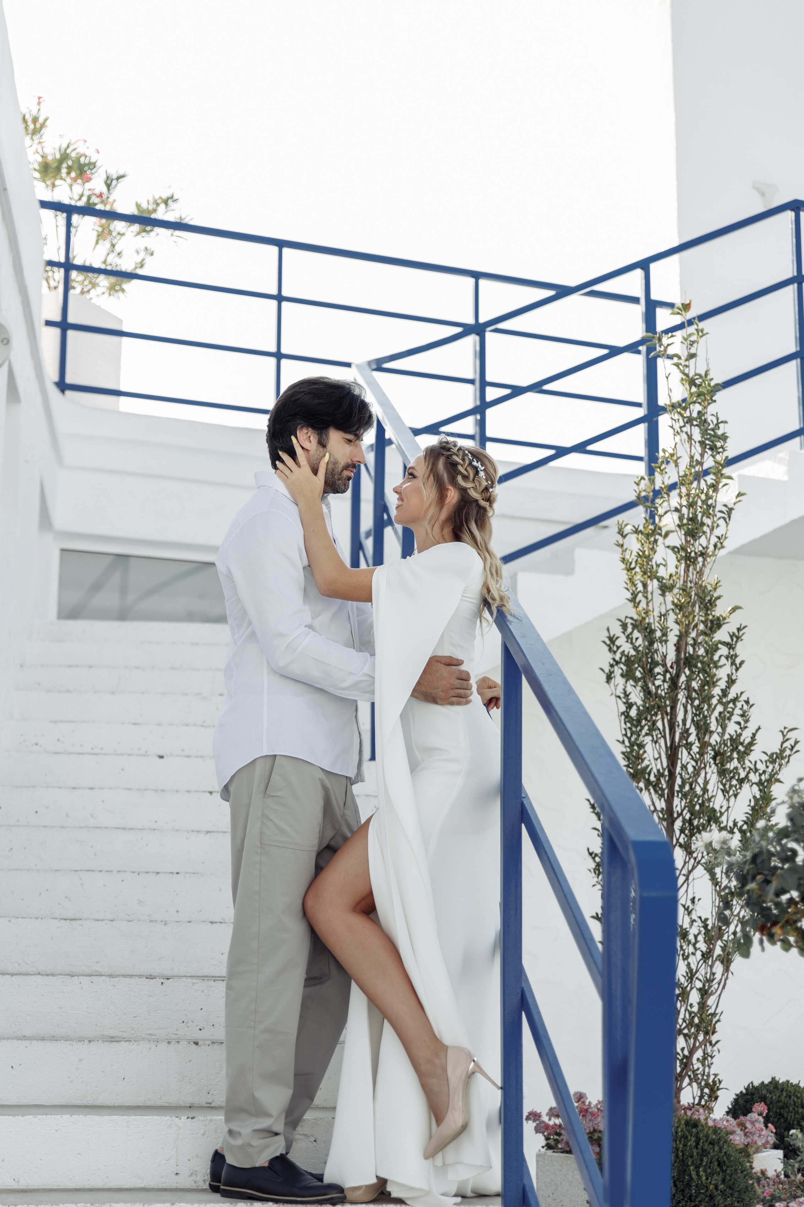 Мирза и Алина в Санторини. Миленина Юлия Свадебный и семейный фотограф в Краснодаре