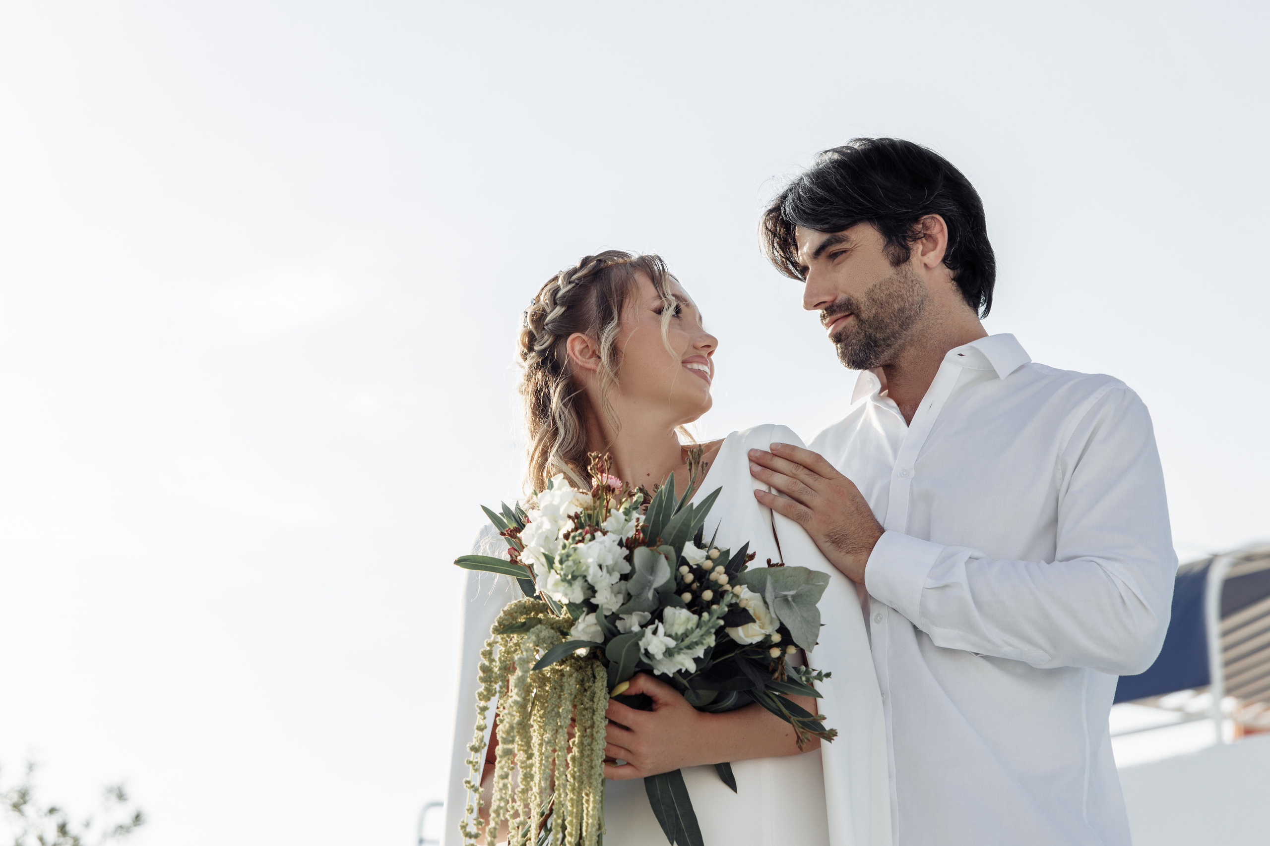 Мирза и Алина в Санторини. Миленина Юлия Свадебный и семейный фотограф в Краснодаре