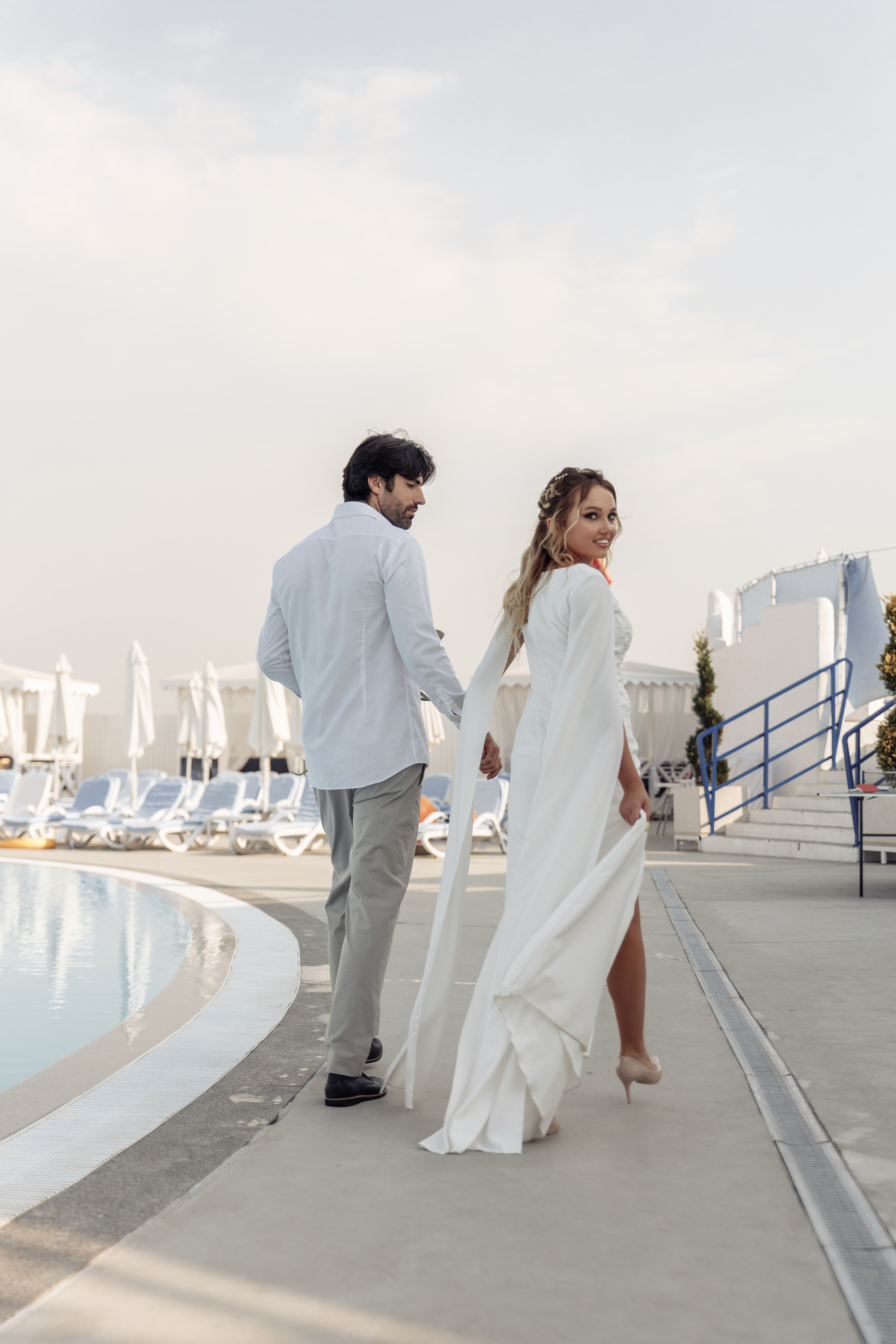 Мирза и Алина в Санторини. Миленина Юлия Свадебный и семейный фотограф в Краснодаре