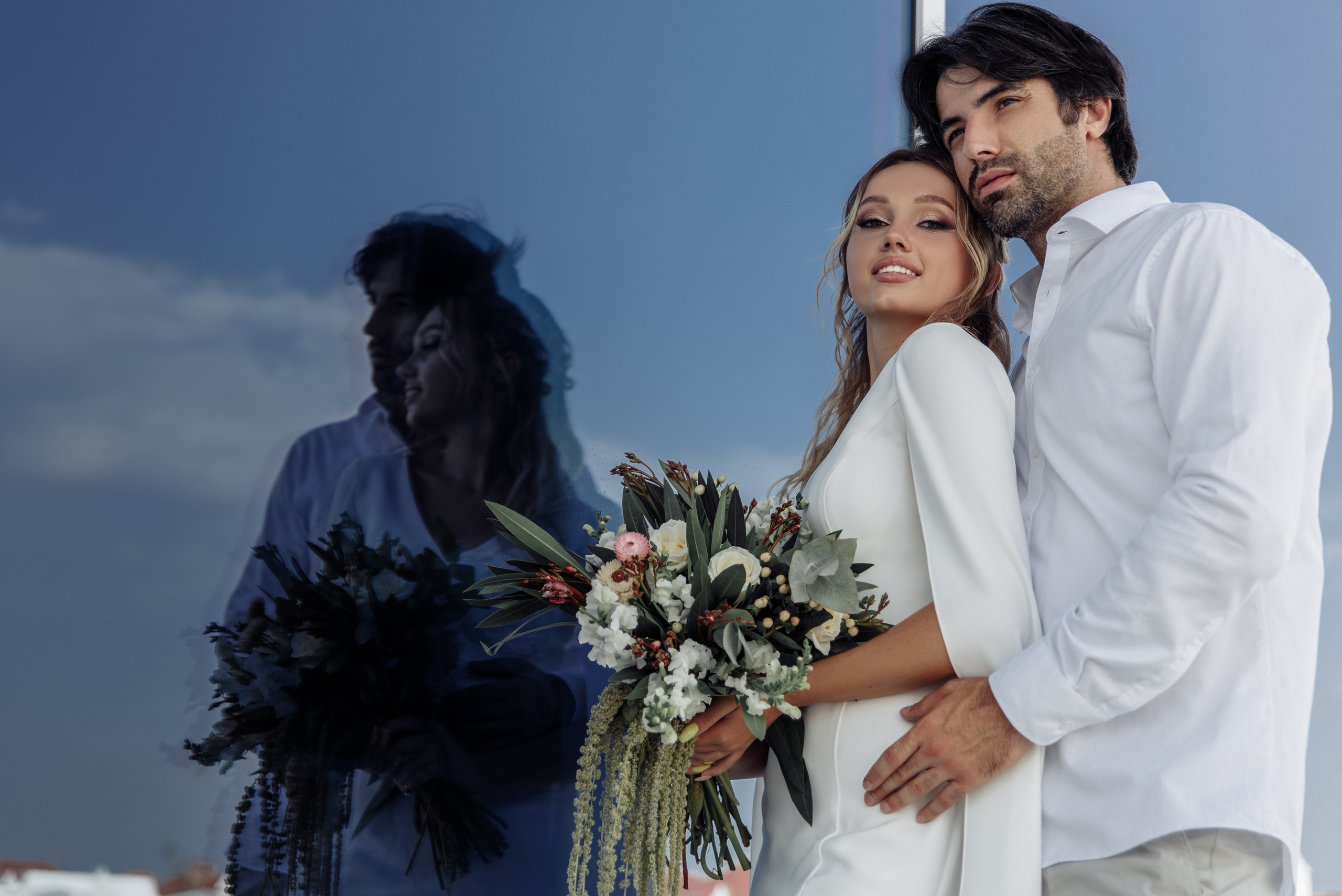 Мирза и Алина в Санторини. Миленина Юлия Свадебный и семейный фотограф в Краснодаре