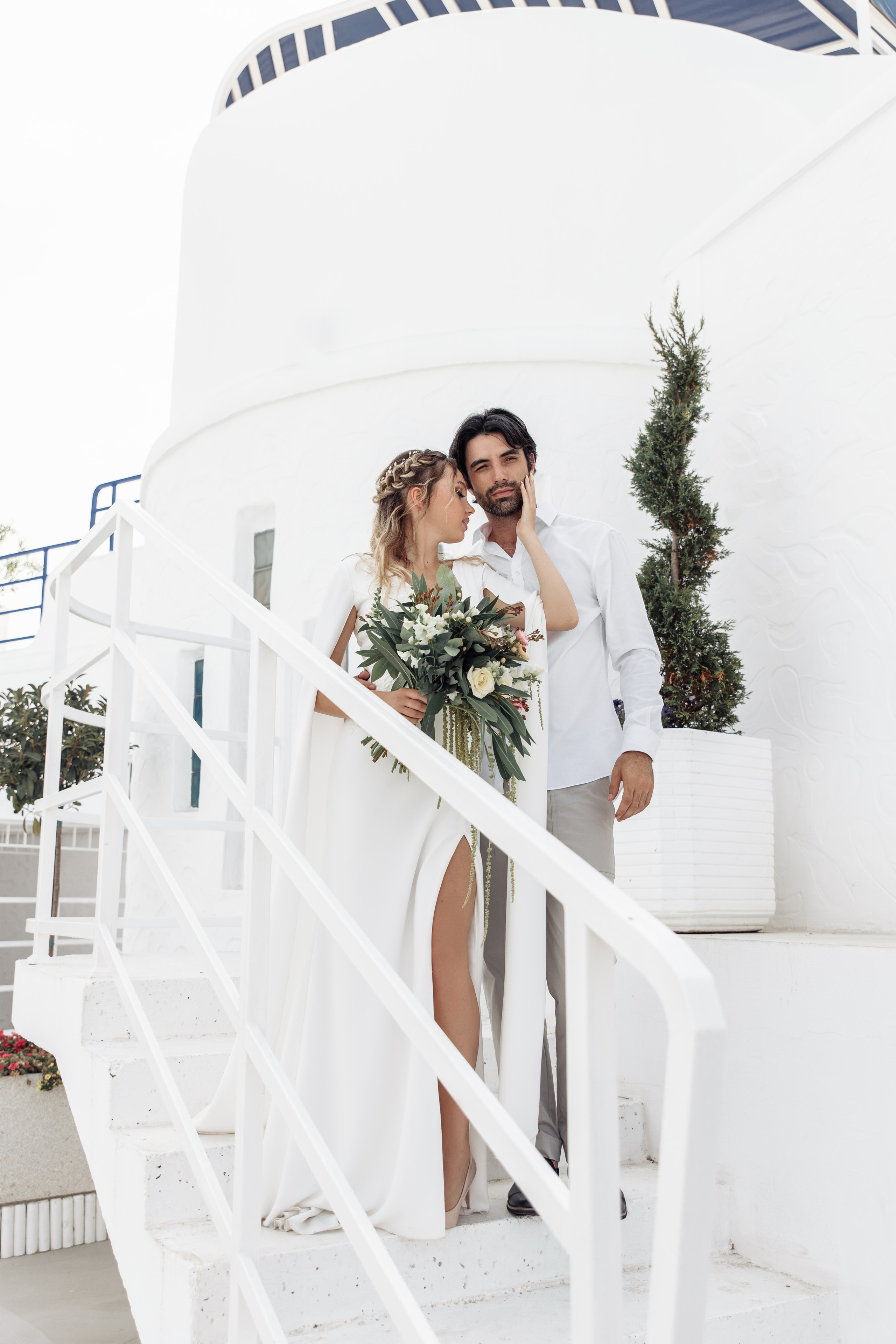 Мирза и Алина в Санторини. Миленина Юлия Свадебный и семейный фотограф в Краснодаре