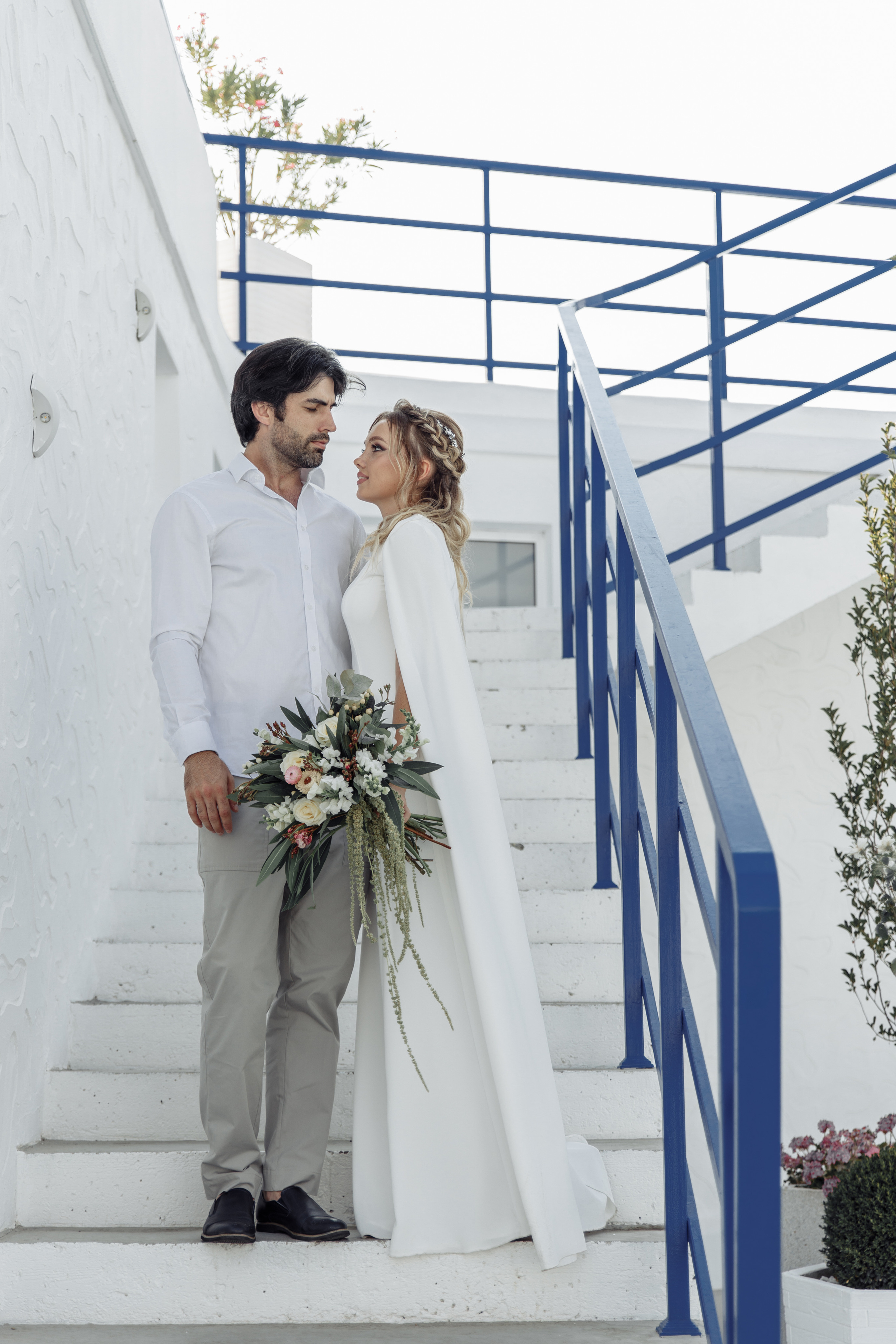 Мирза и Алина в Санторини. Миленина Юлия Свадебный и семейный фотограф в Краснодаре