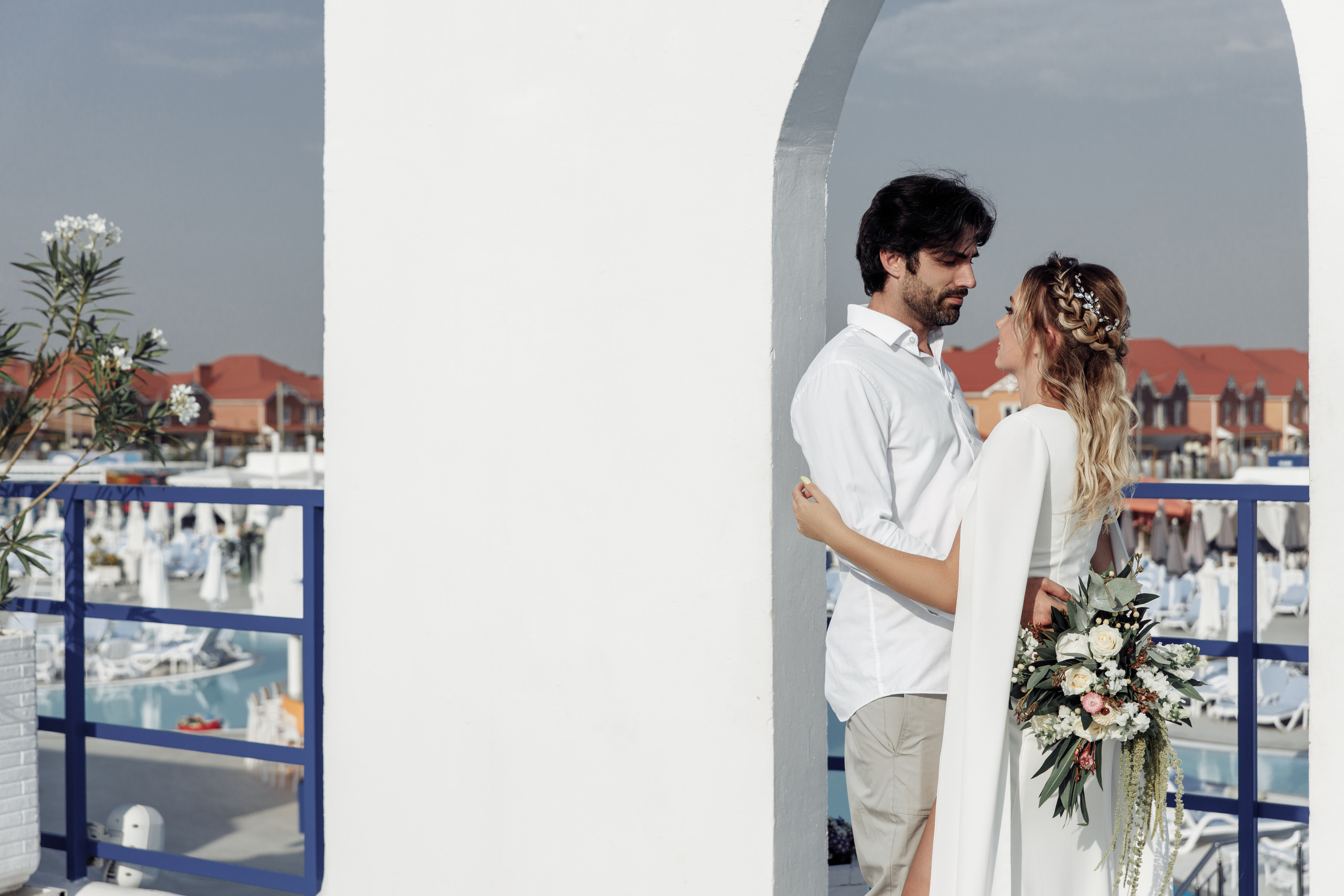 Мирза и Алина в Санторини. Миленина Юлия Свадебный и семейный фотограф в Краснодаре