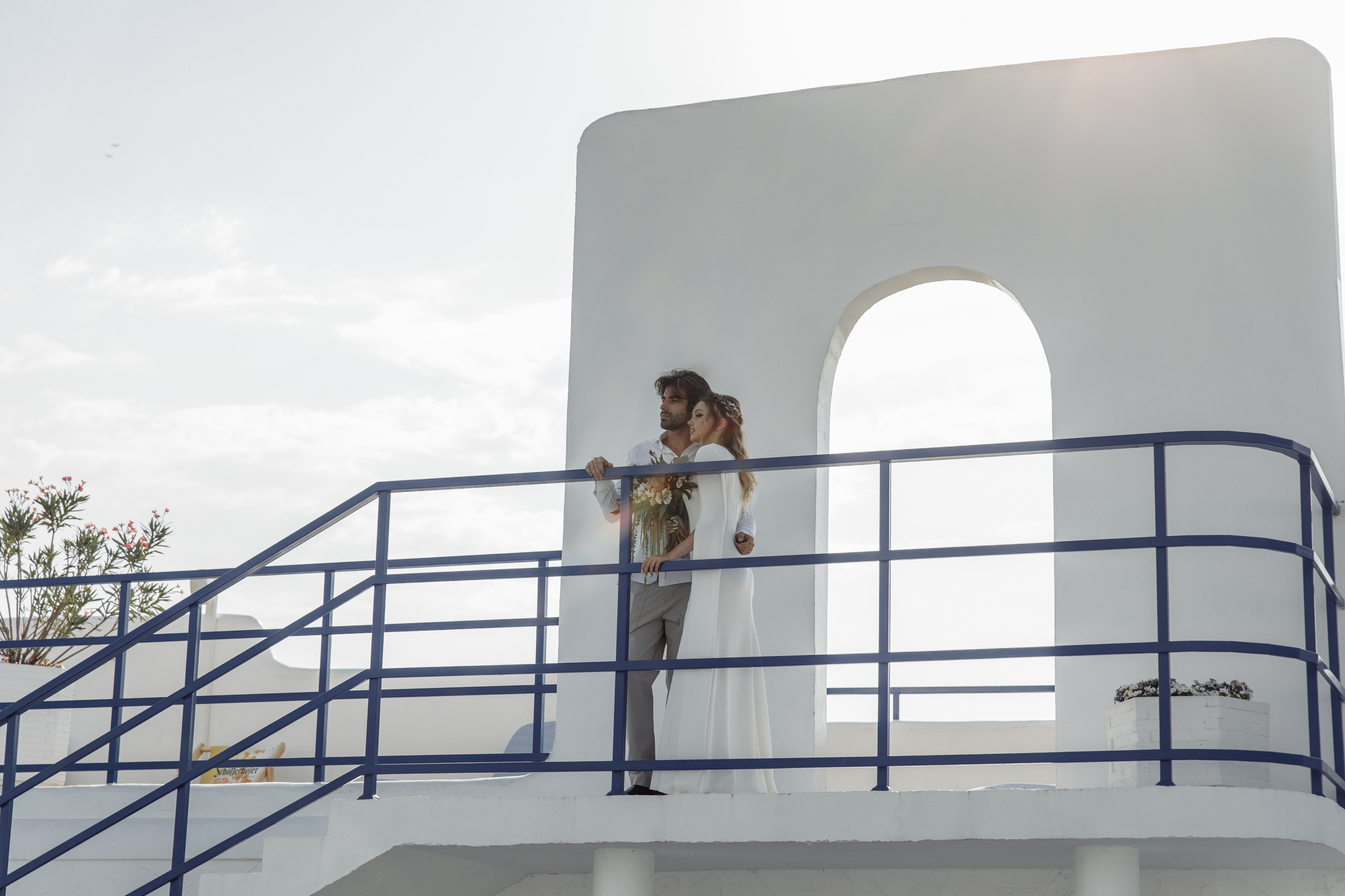 Мирза и Алина в Санторини. Миленина Юлия Свадебный и семейный фотограф в Краснодаре