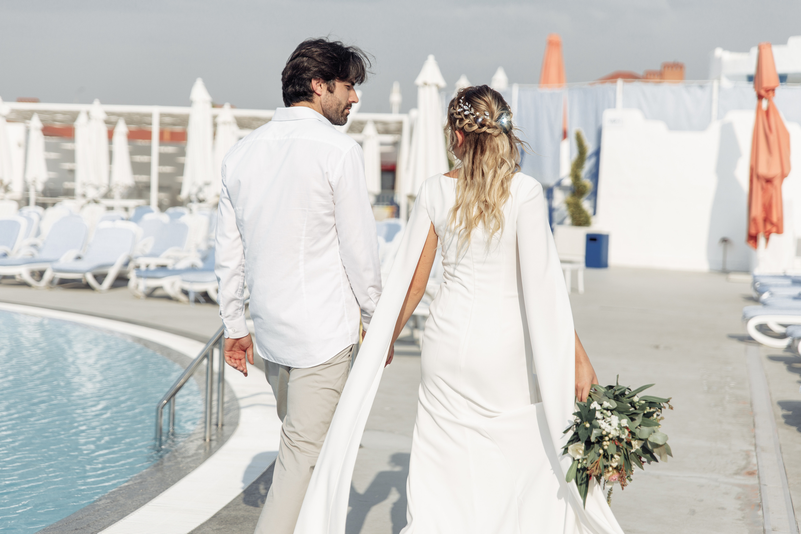 Мирза и Алина в Санторини. Миленина Юлия Свадебный и семейный фотограф в Краснодаре