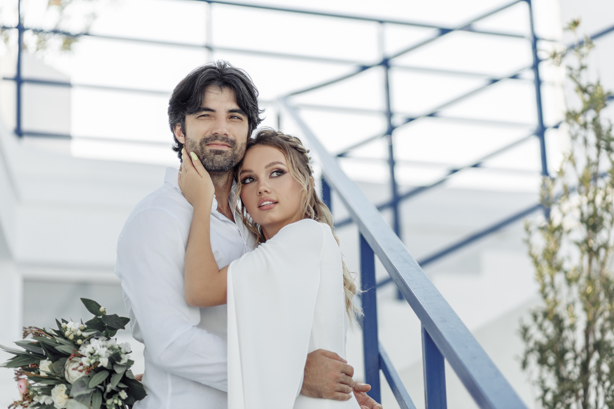 Мирза и Алина в Санторини. Миленина Юлия Свадебный и семейный фотограф в Краснодаре