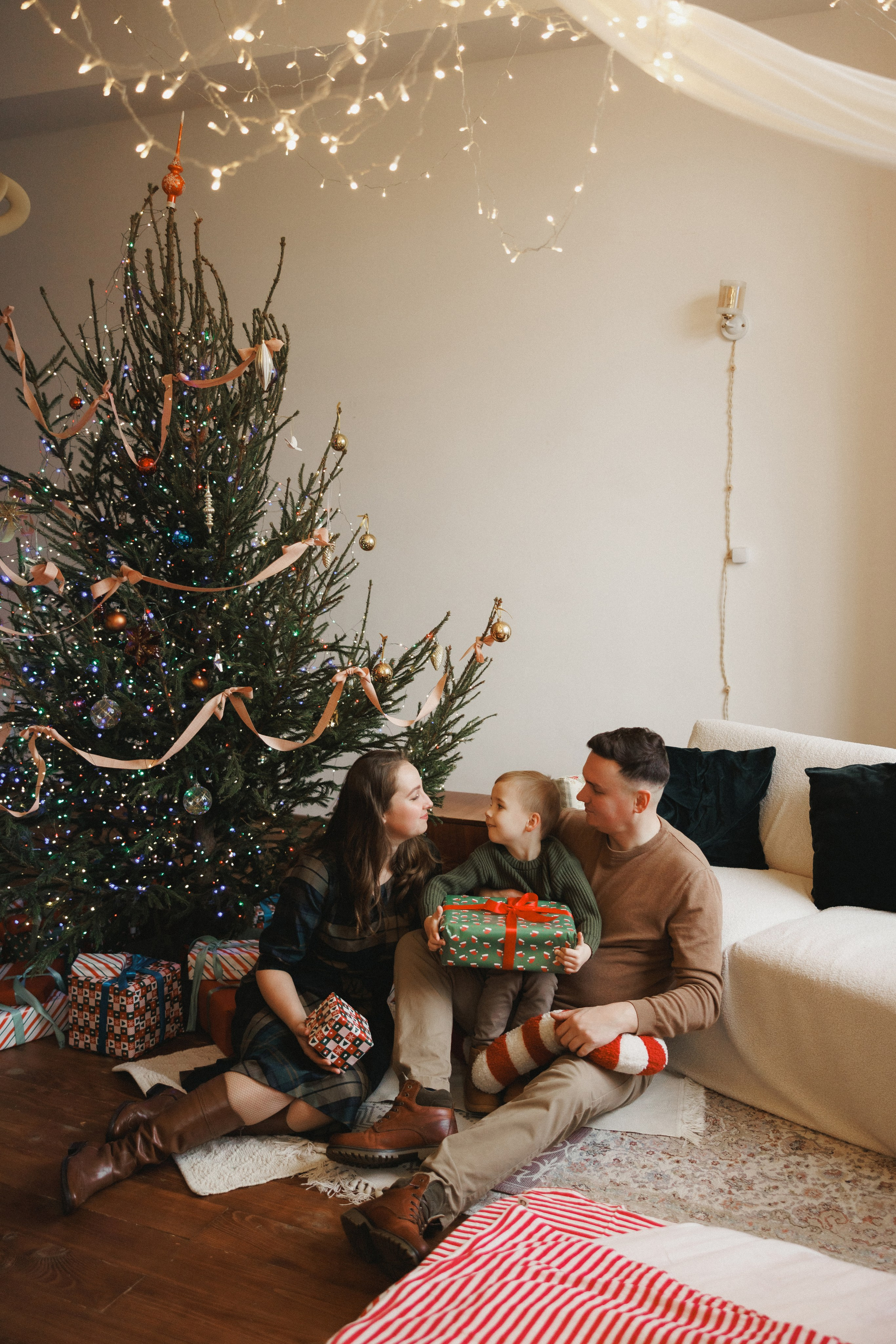 Новогодняя фотосессия в фотостудии «Берлин», город Краснодар. Семейный и детский фотограф в Краснодаре Анна Трашкова