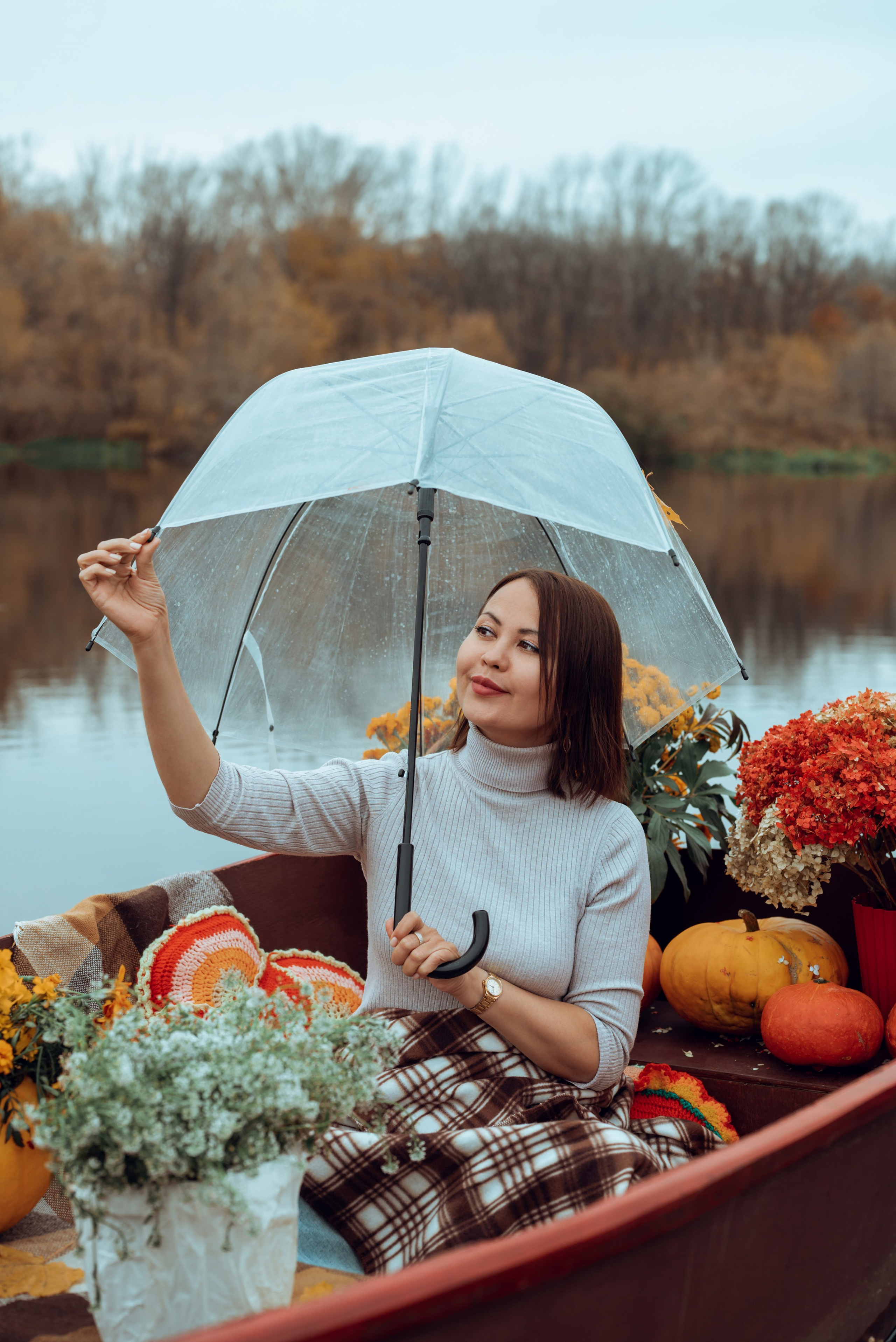 Фотопроект с осенней лодкой. Фотограф в городе Салават
