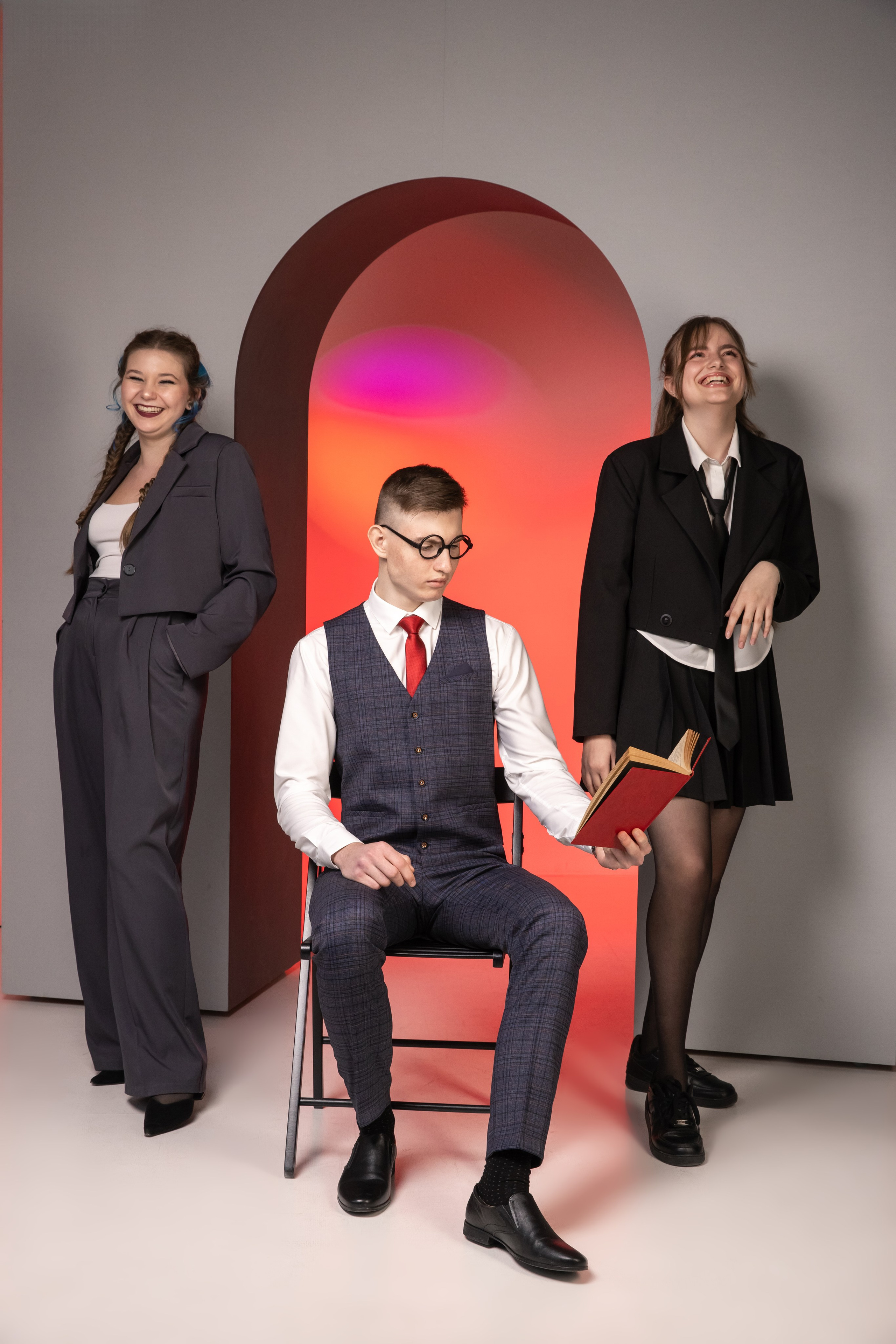 Фотосессия с цветным светом. Выпускные альбомы Евгении Виноградовой г. Липецк