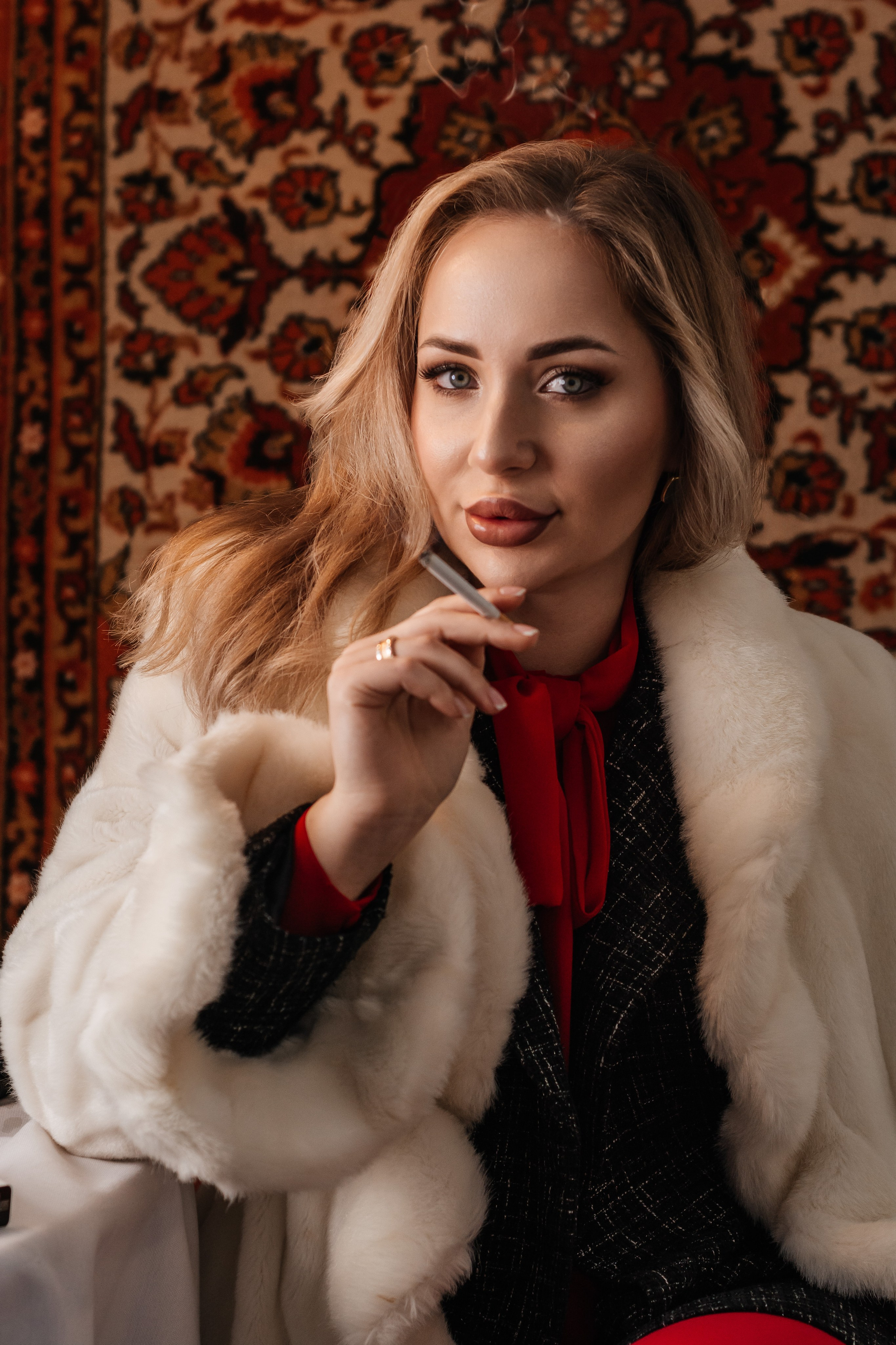 Ретро съемка в стиле «Январская вьюга» или Russian girls. Семейный и детский фотограф Кущ Наташа