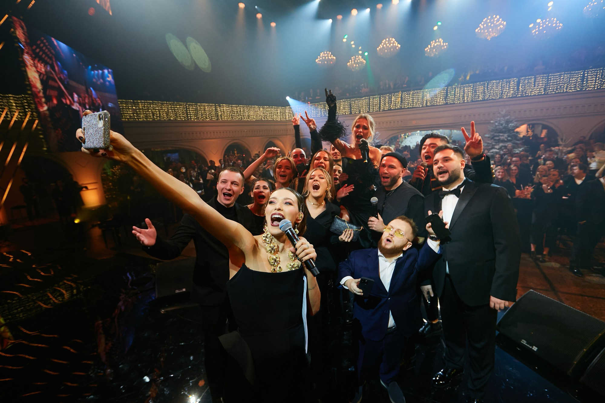 Новогодний Гала для Газпром-Медиа. Безумно красивая вечеринка. Татьяна Фомичева. Репортажный и светский фотограф в Москве