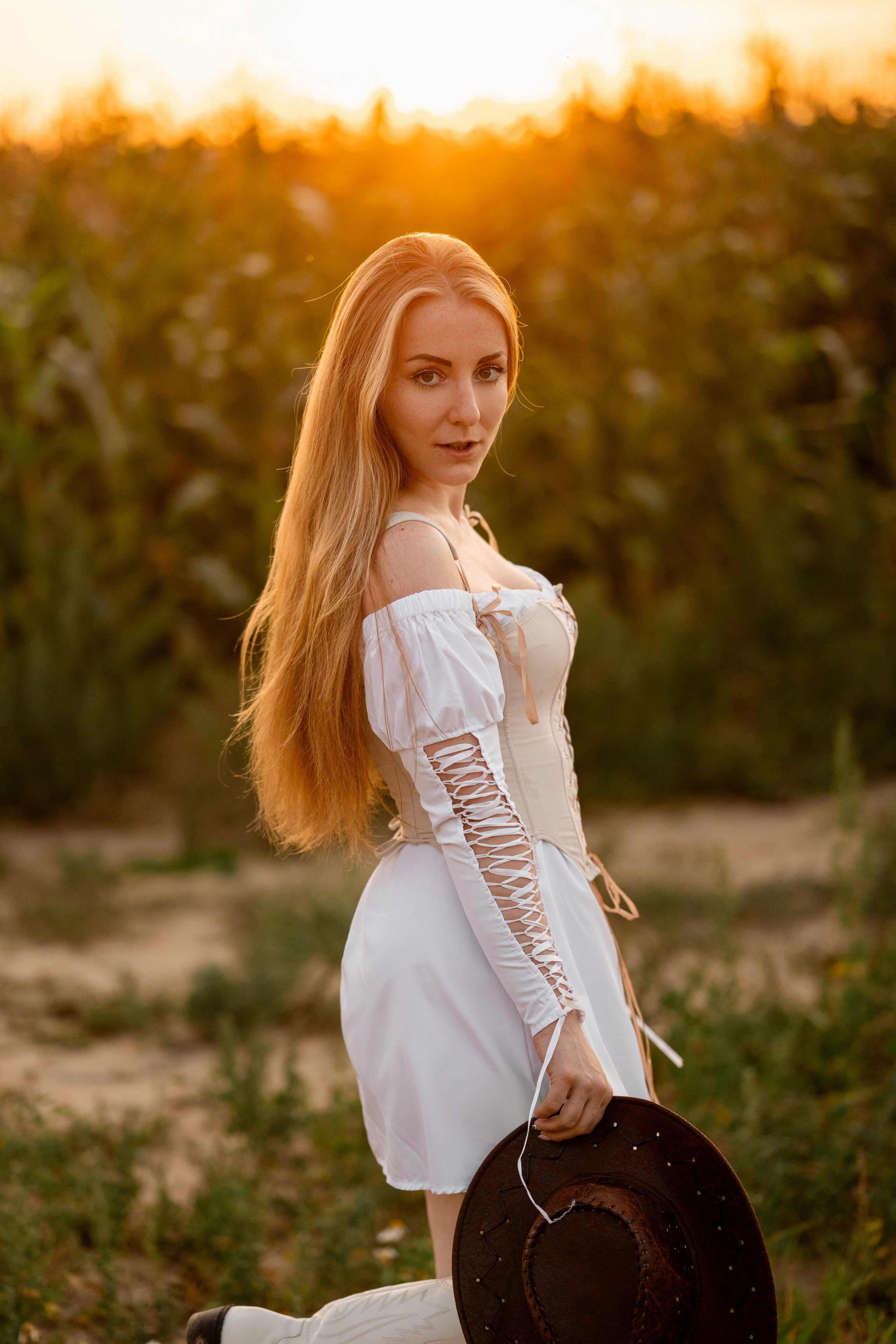 Алена. Кукурузное поле. Свадебный и семейный фотограф в СПб Валерия Фомичева