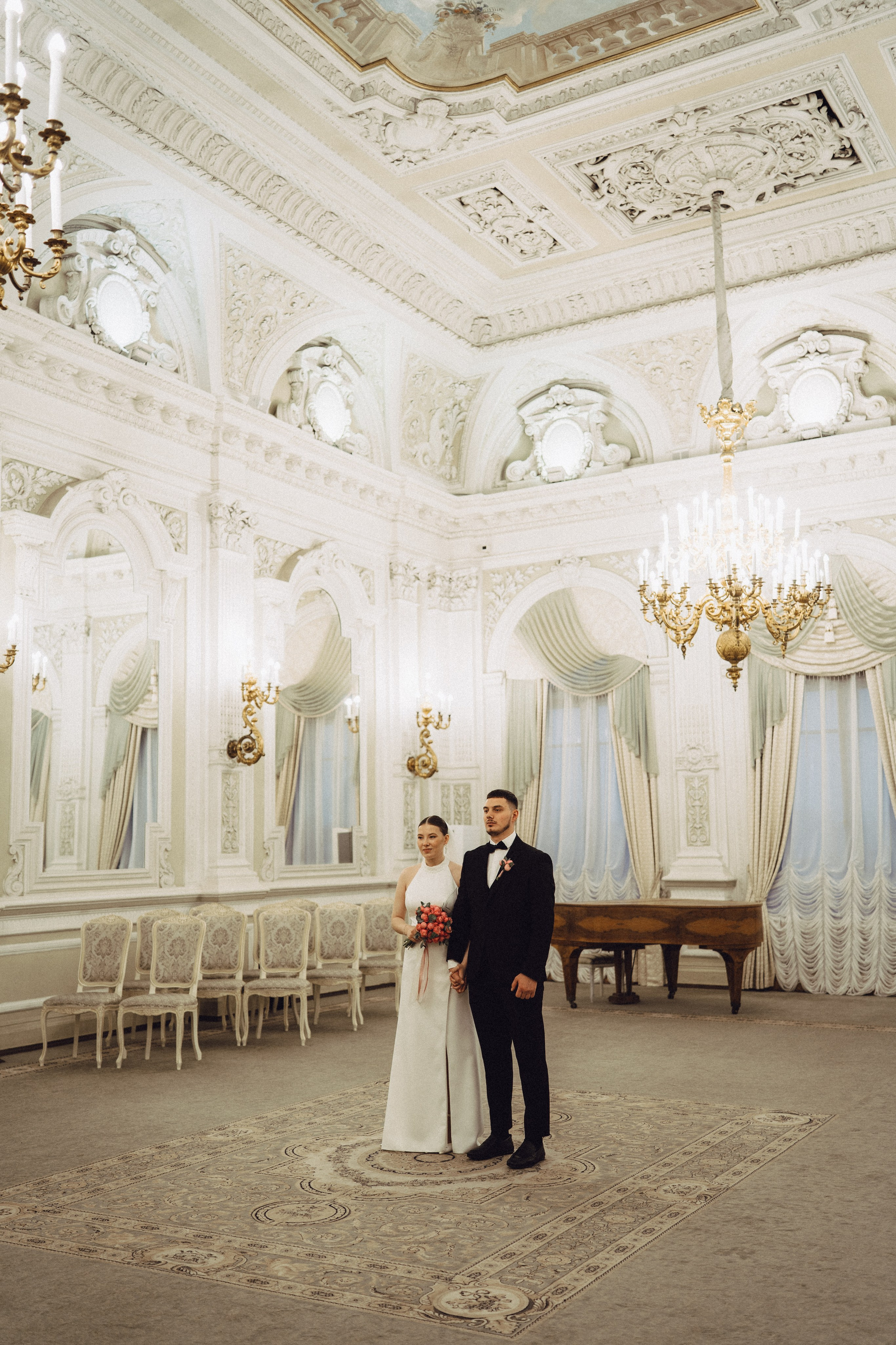 СВАДЕБНАЯ СЬЕМКА В ПЕВОМ ДВОРЦЕ БРАКОСОЧЕТАНИЯ. Профессиональный фотограф, Санкт-Петербург — Виктория Богомолова