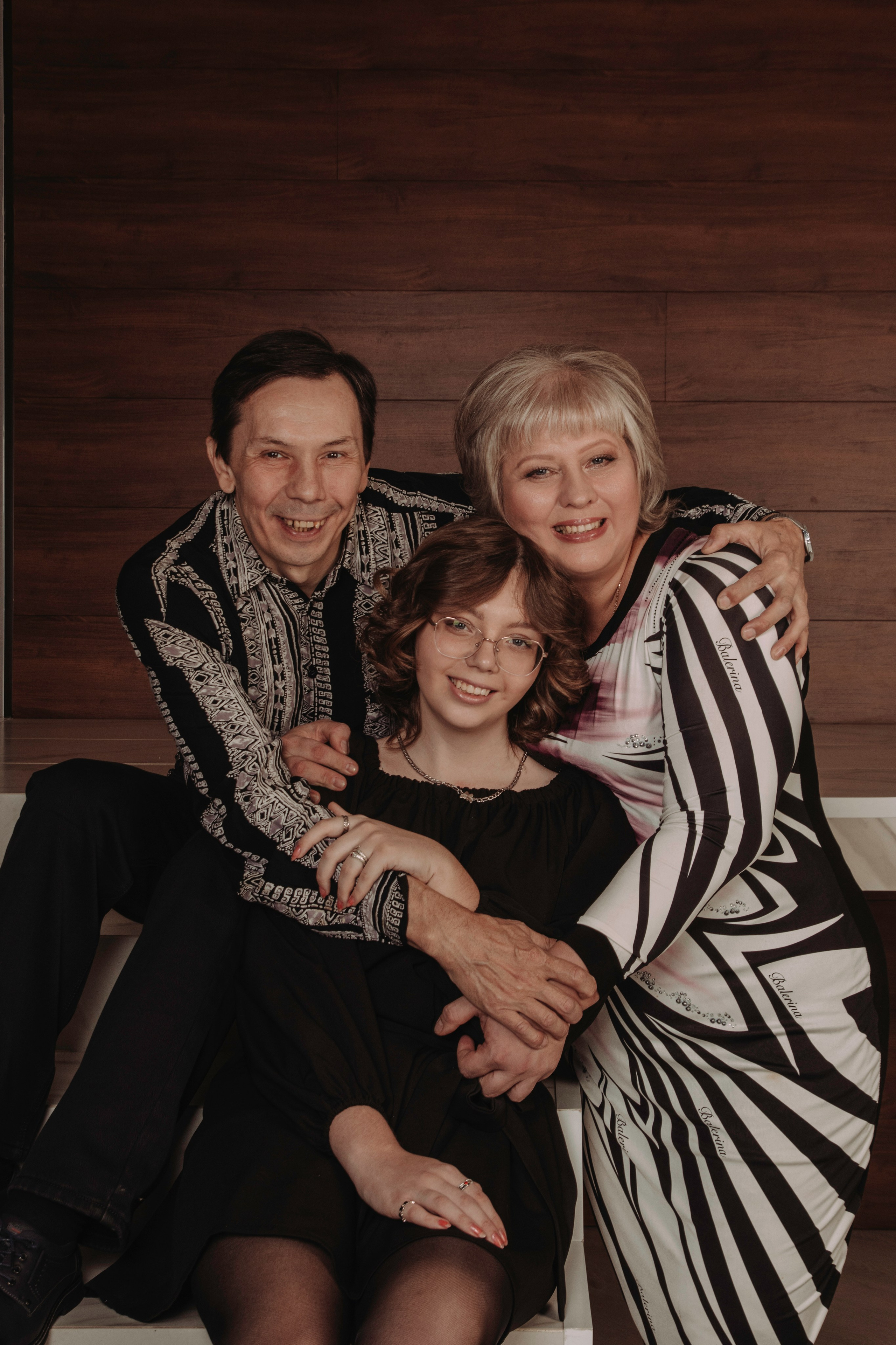 родители с дочкой фотосессия