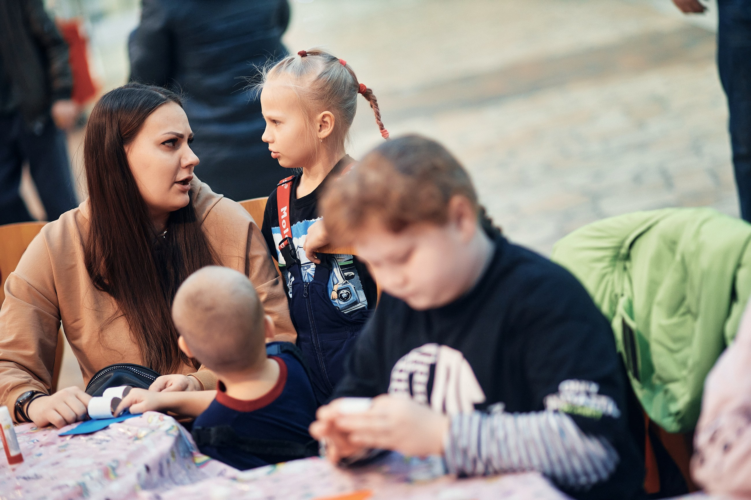 Детский новогодний праздник в ТЦ Июнь. Семейный и репортажной фотограф в Красноярске и Москве Виктор Бабинцев