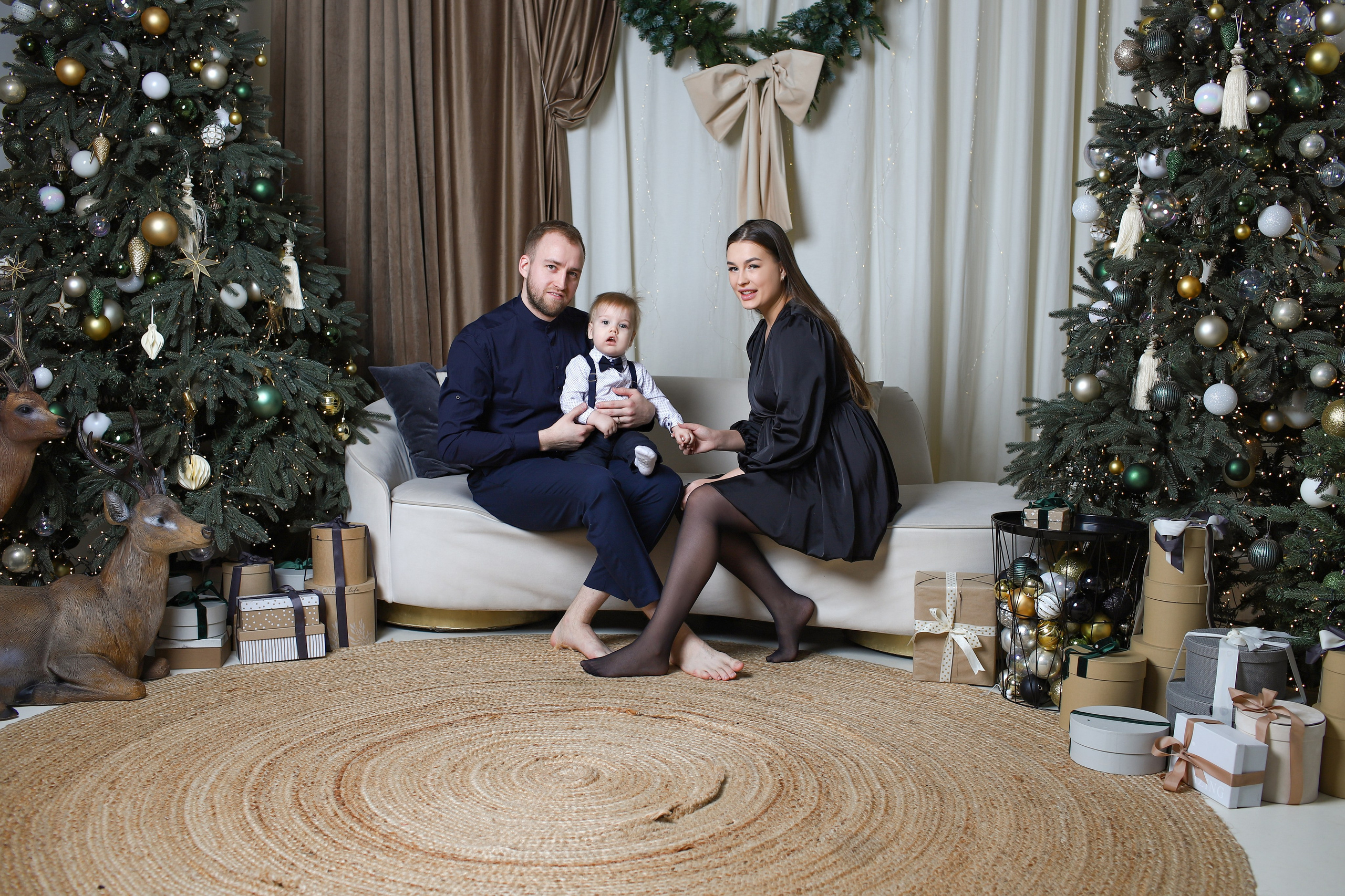 Новогодние детские фотосессии. Ирина Кан Фотограф новорожденных в Екатеринбурге