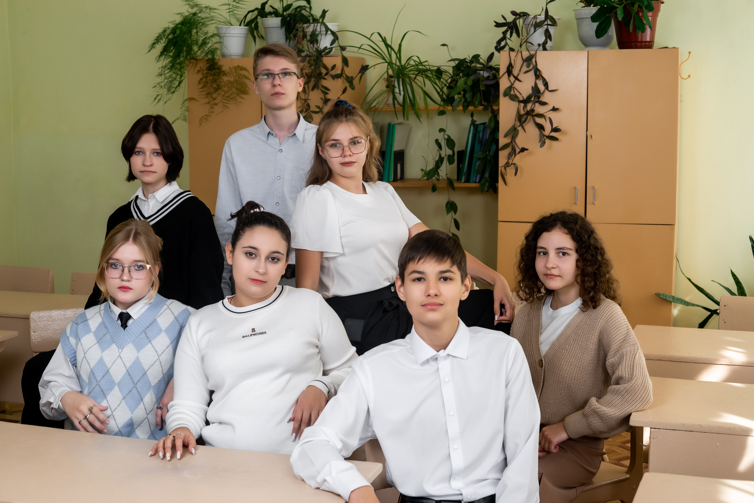 Групповая сьемка в школе. Ольга Плаксина фотограф в Саратове