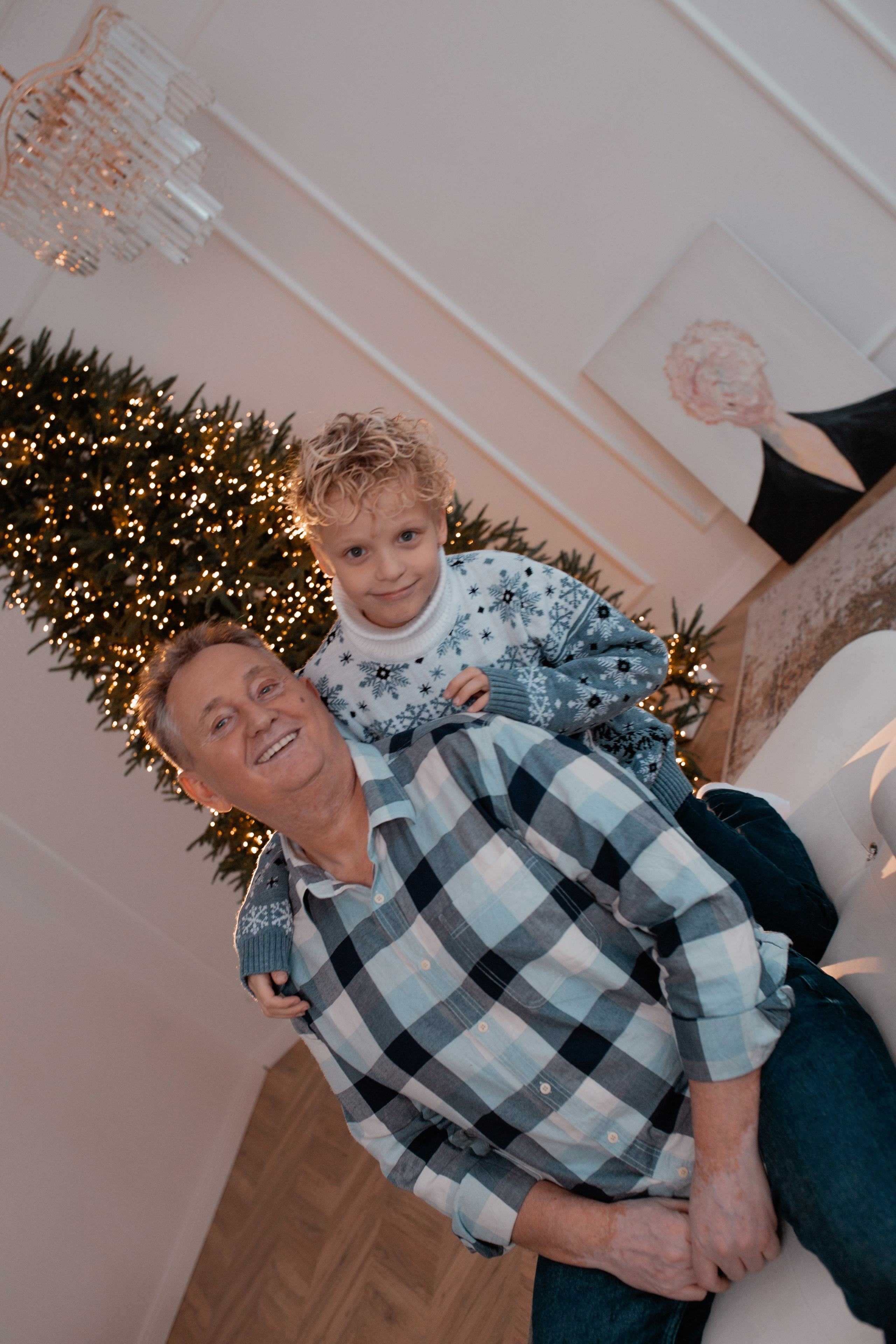 Инна с семьёй