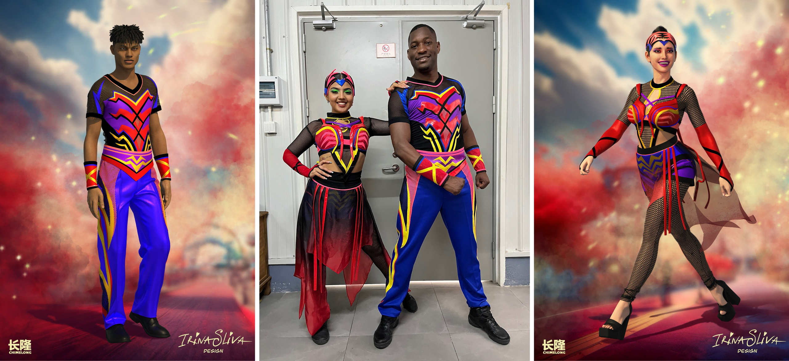 PARADES. Costume Design for Theme Parks & Live Performances | Character & Parade & Stage Costumes | 2D & 3D Costume Illustrations