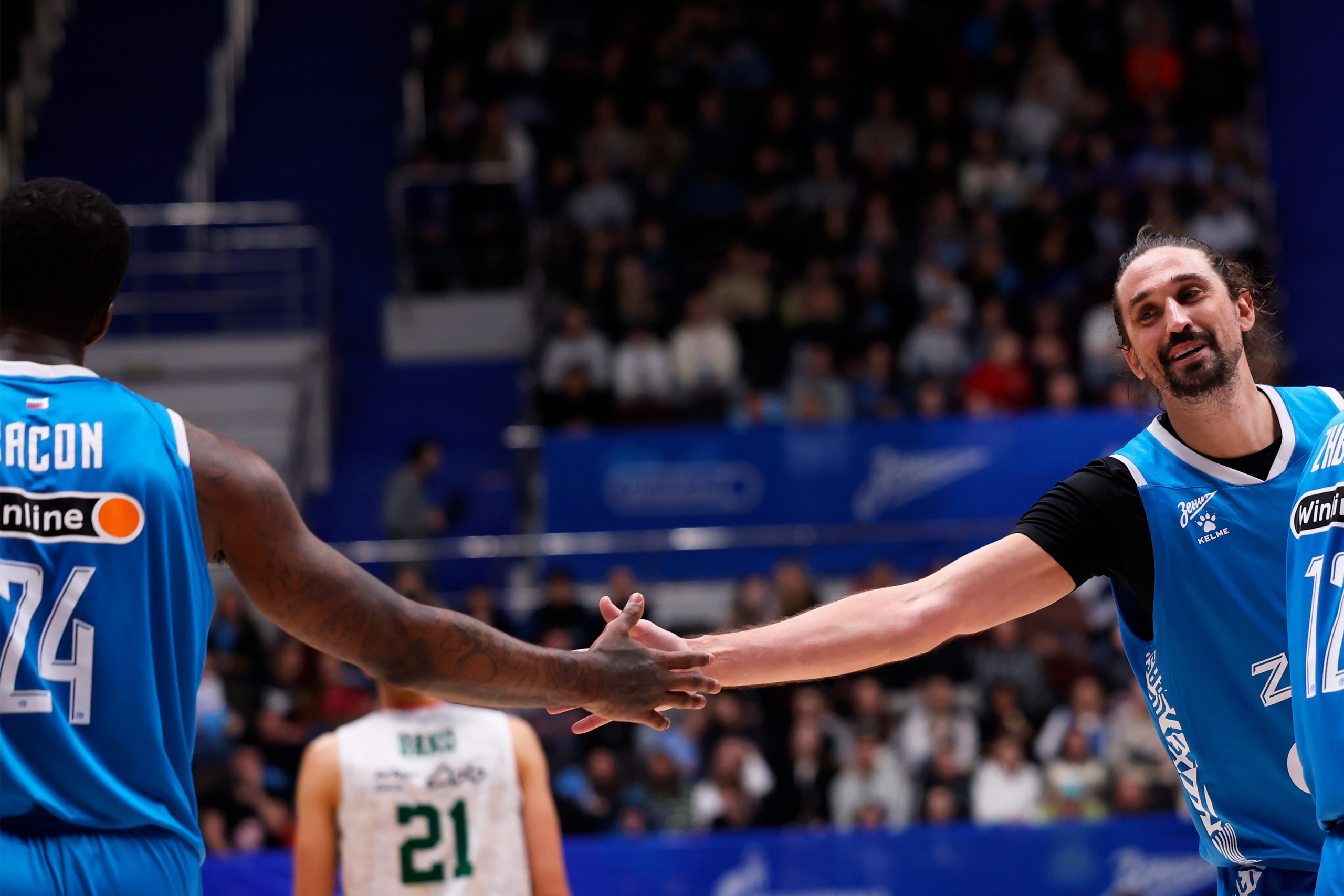 БК Зенит — БК Уникс 13.02.2025. Спортивный и репортажный фотограф Антон Тереханов