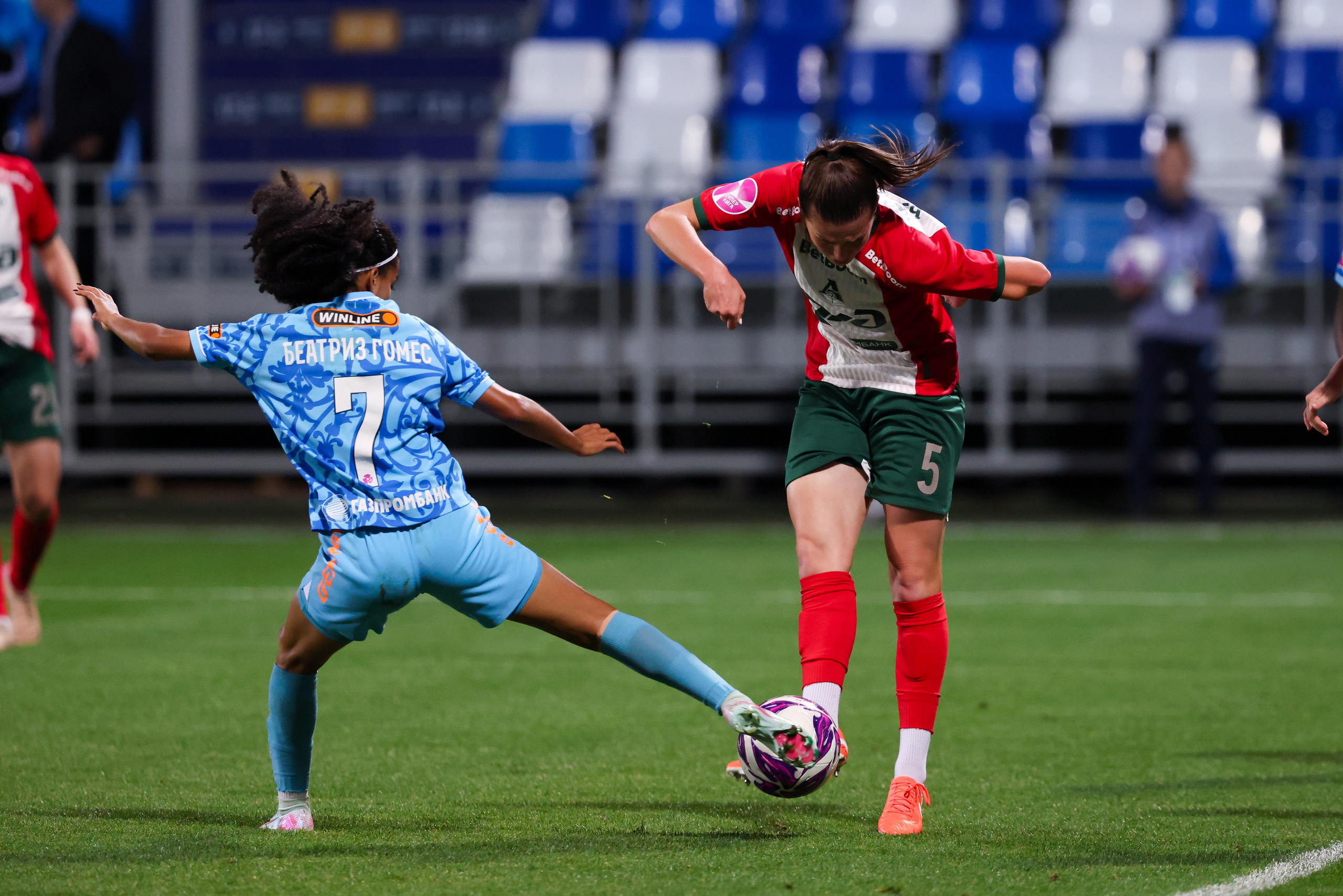 ЖФК «Зенит» — ЖФК «Локомотив» Москва Winline Кубок России 13.09.2025. Спортивный и репортажный фотограф Антон Тереханов