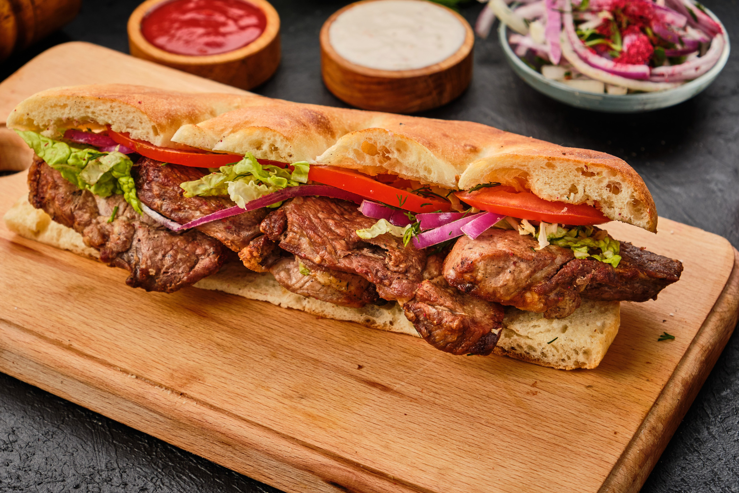 Food Photography of Shashlik for Delivery | Food Photographer Tbilisi. Commercial Photographer Tbilisi | Food & Product Photography | Vitaly Gorbachev